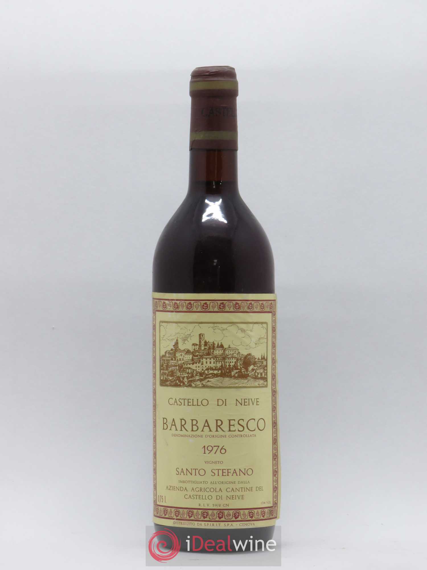 Barbaresco DOCG Santo Stefano Castello di Neive 1976 - Lot de 1 bouteille - 0