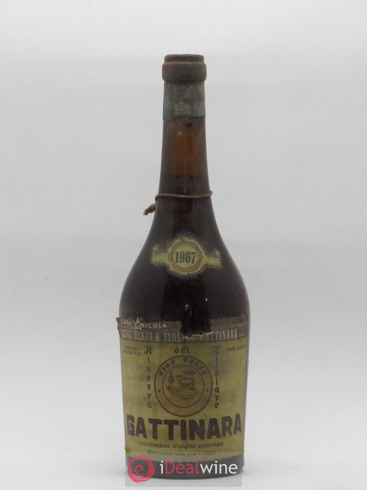 Gattinara DOCG Riserva Del Titolare Nervi e Figlio 1967 - Lot de 1 bouteille - 0