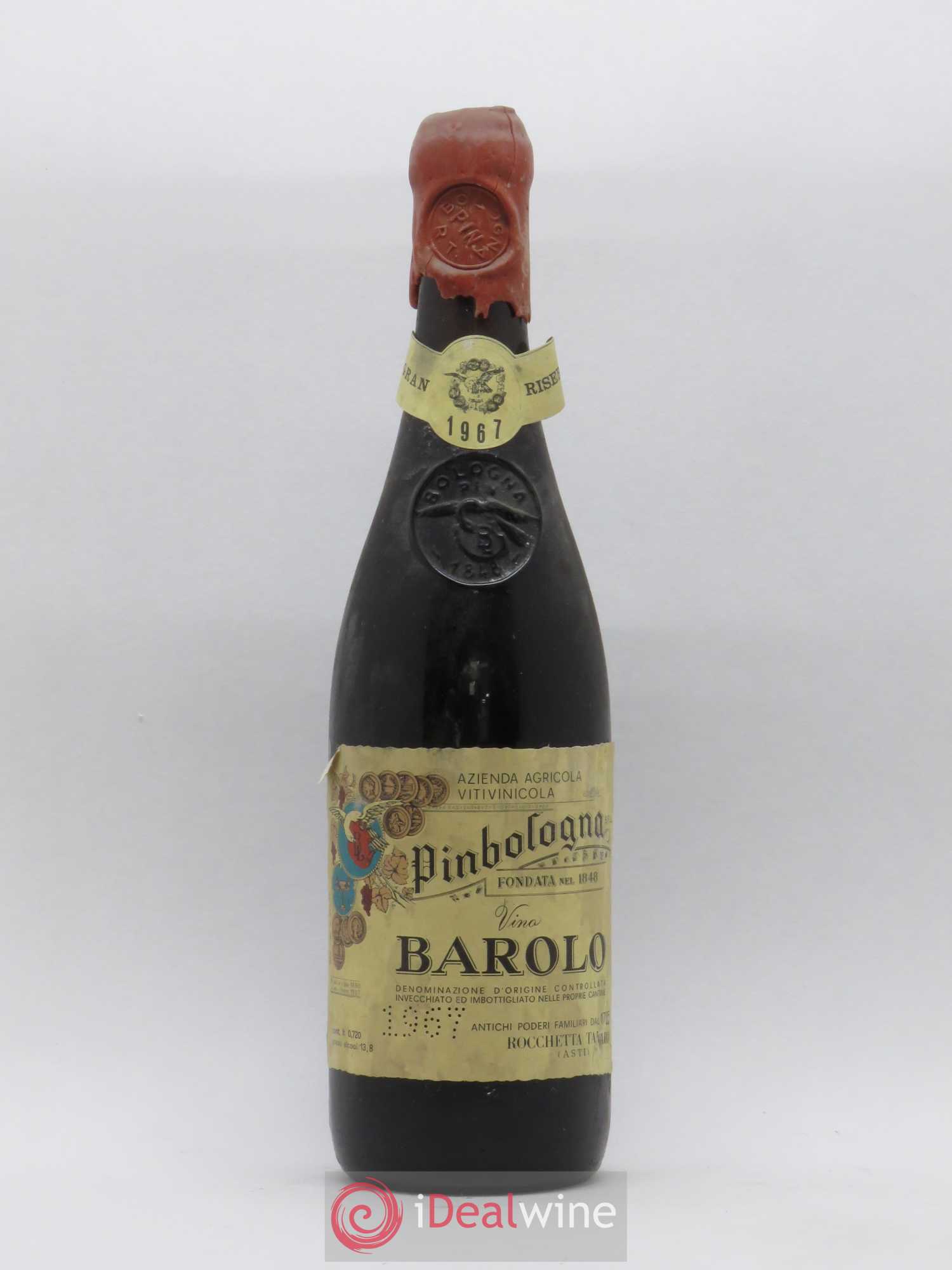 Barolo Pinbologna Gran Riserva 1967 - Posten von 1 Flasche - 0