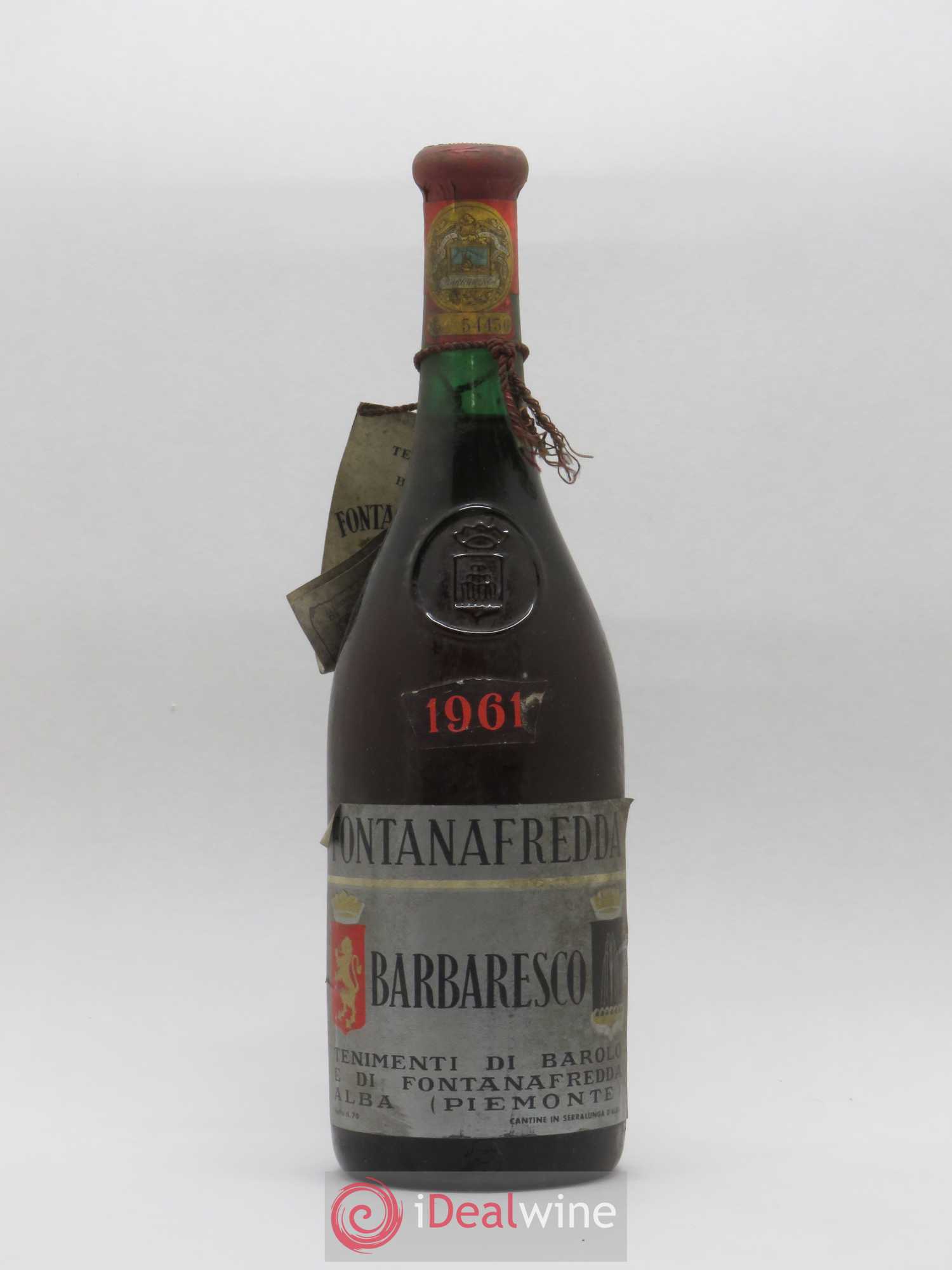 Barbaresco DOCG Fontanafredda 1961 - Lotto di 1 bottiglia - 0