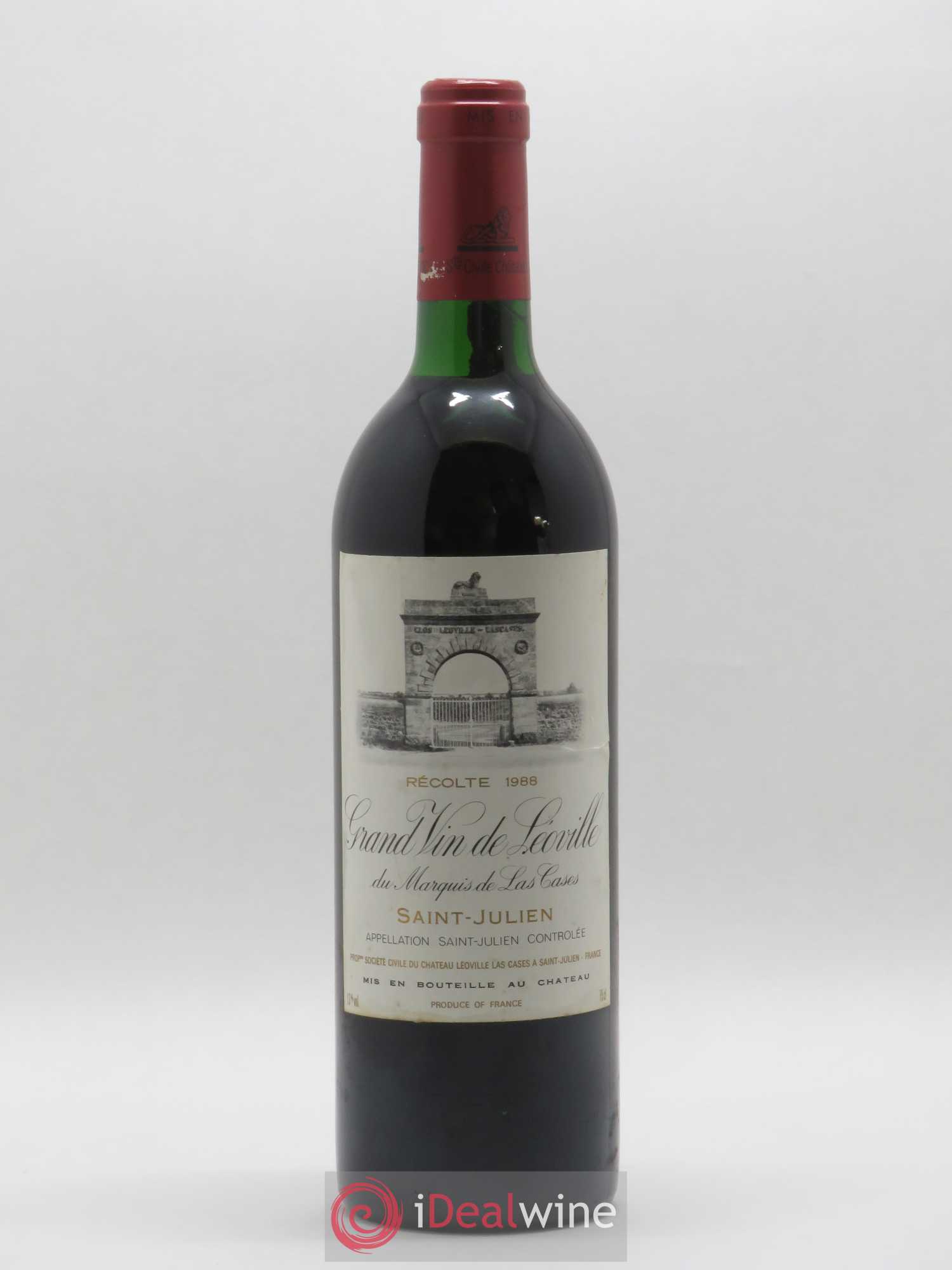 Château Léoville Las Cases 2ème Grand Cru Classé 1988 - Lot de 1 bouteille - 0