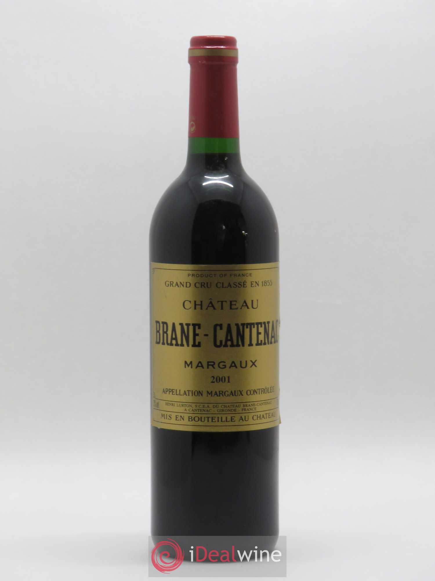 Château Brane Cantenac 2ème Grand Cru Classé 2001 - Lot de 1 bouteille - 0
