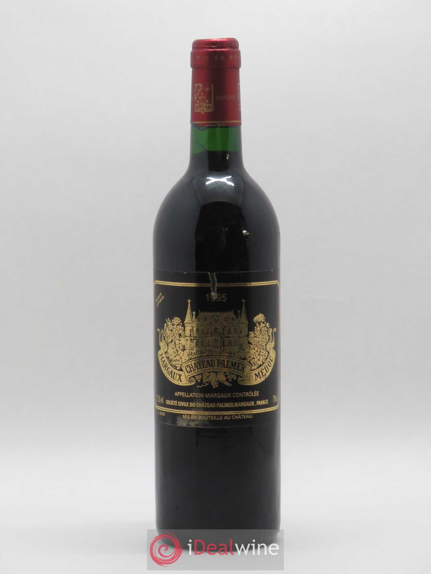 Château Palmer 3ème Grand Cru Classé 1995 - Lot de 1 bouteille - 0