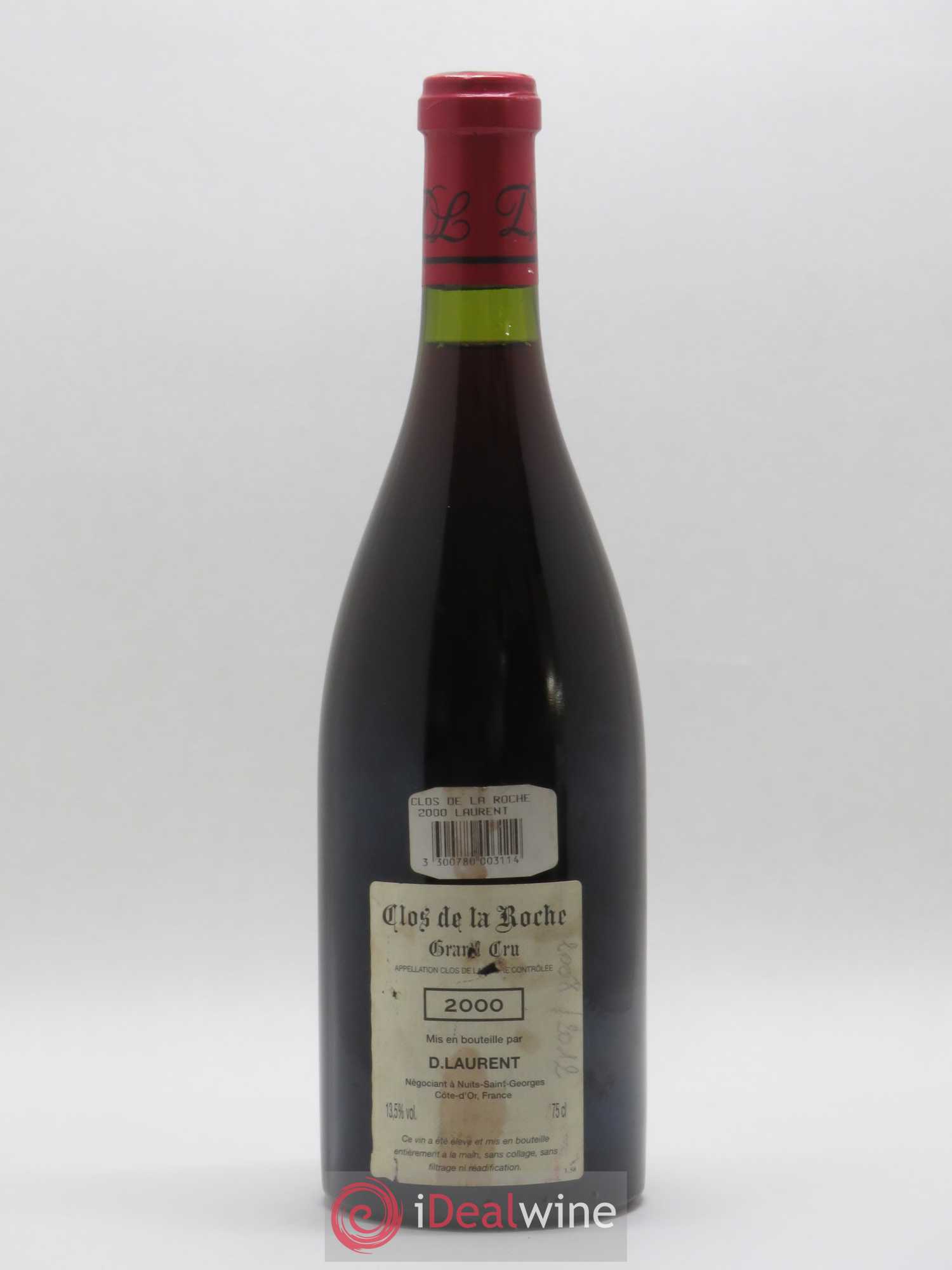 Clos de la Roche Grand Cru Dominique Laurent 2000 - Lot de 1 bouteille - 1