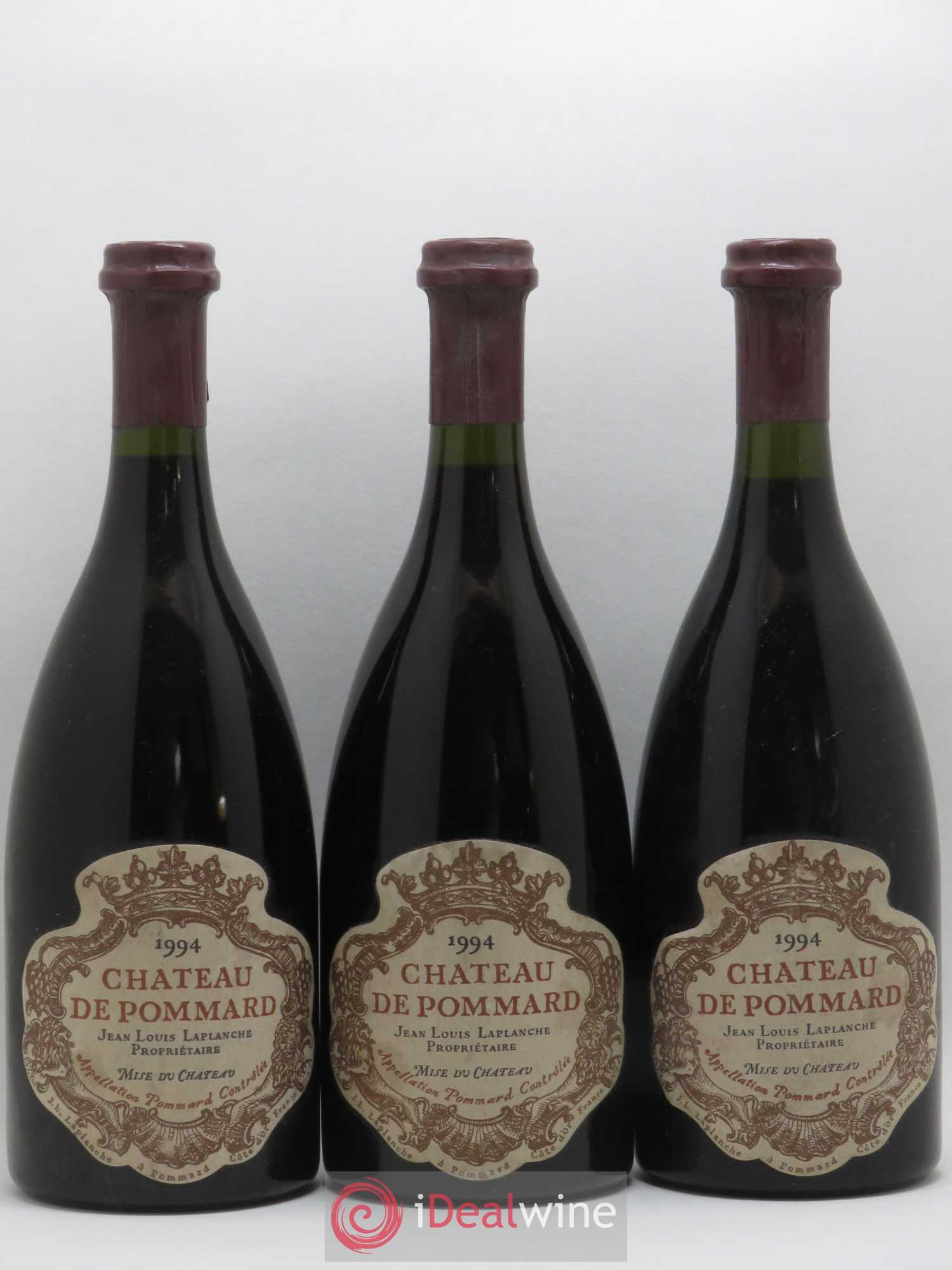 Pommard Château de Pommard 1994 - Lot de 3 bouteilles - 0