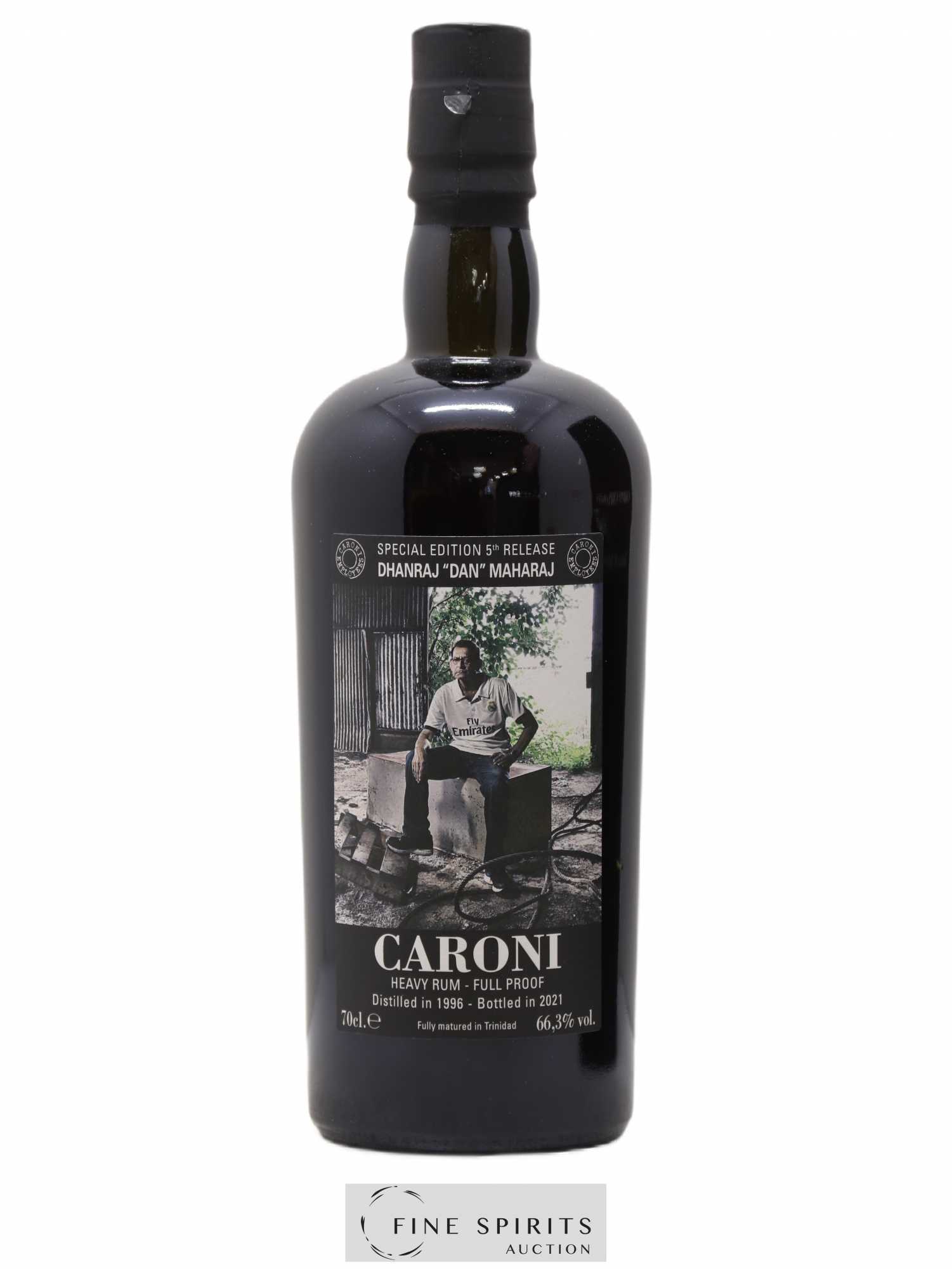 Caroni 1996 Velier Special Edition Dhanraj Dan Maharaj 5th Release - One of 730 - bottled 2021 Employee Serie - Lot de 1 bouteille - 1