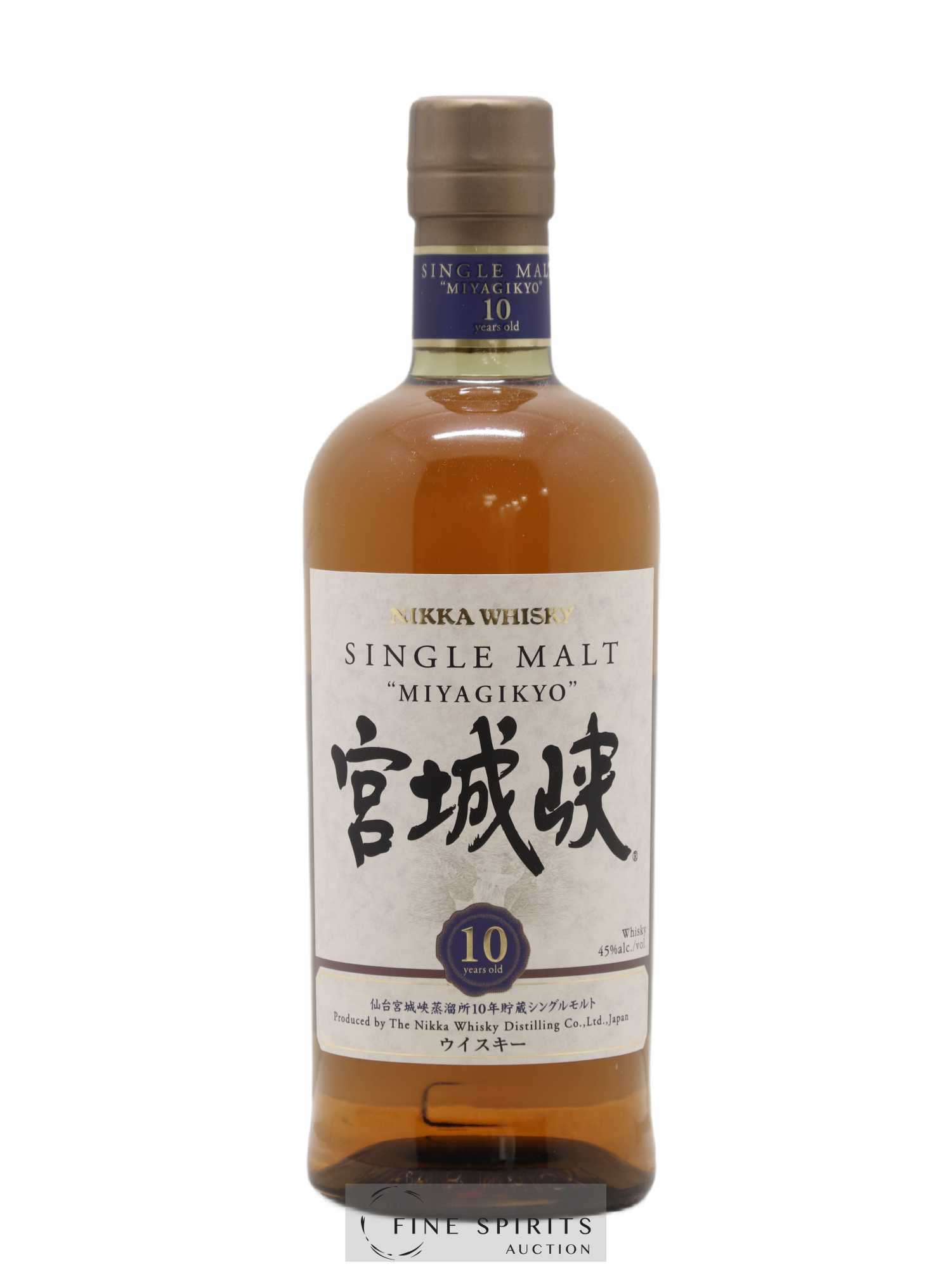 Miyagikyo 10 years Of. Nikka Whisky - Lot de 1 bouteille - 0