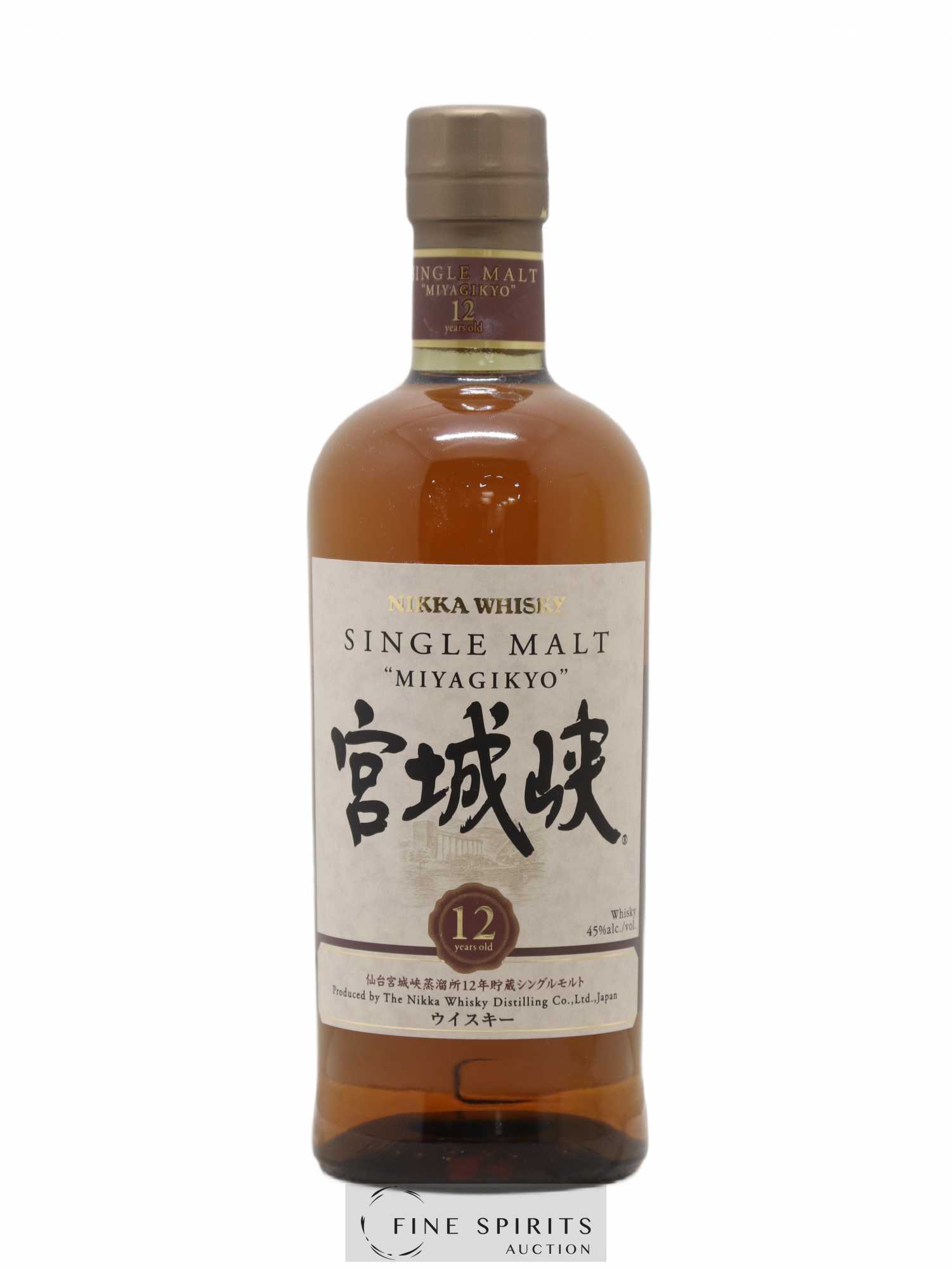 Miyagikyo 12 years Of. Nikka Whisky - Lot de 1 bouteille - 1