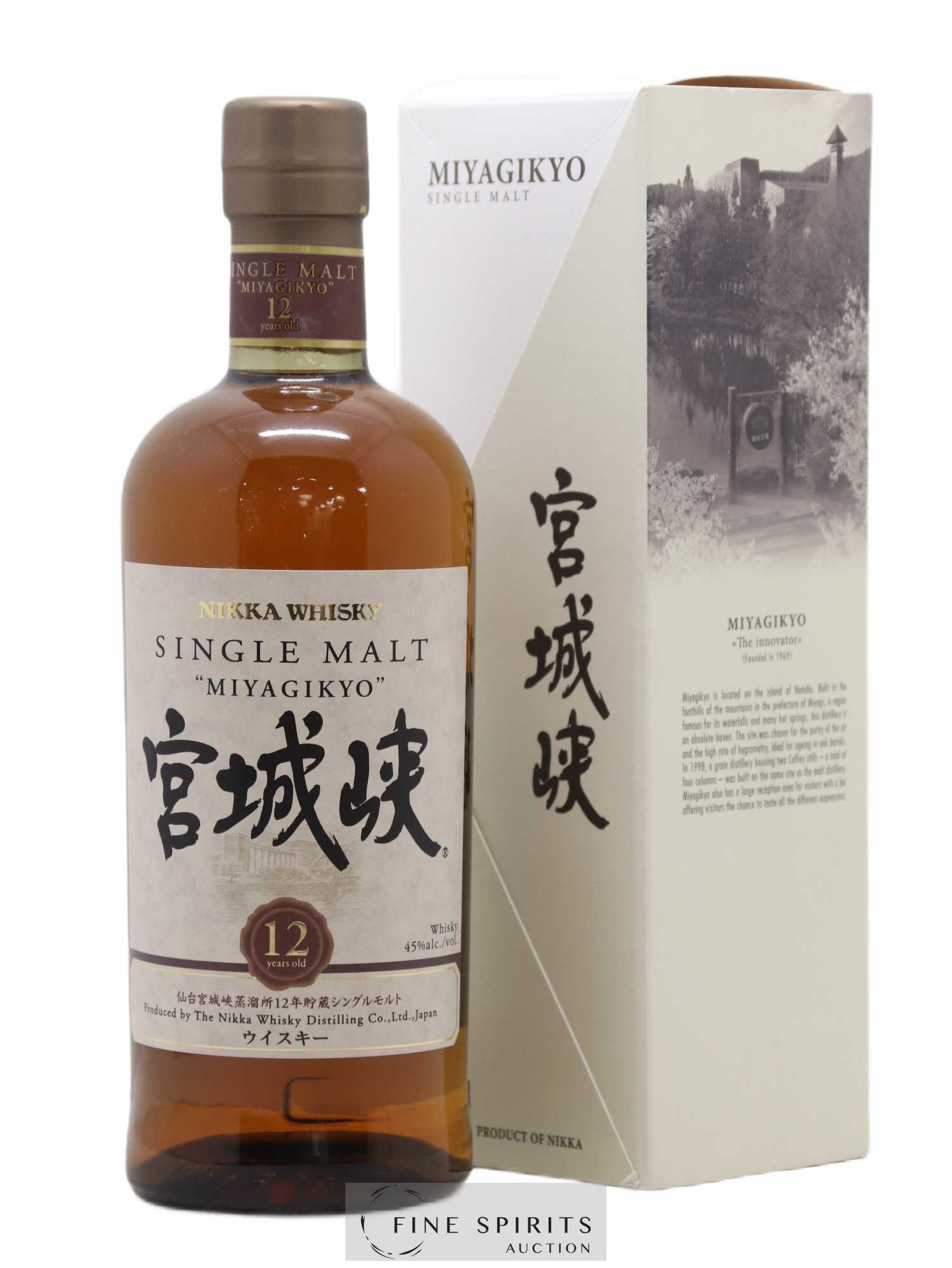 Miyagikyo 12 years Of. Nikka Whisky - Lot de 1 bouteille - 0