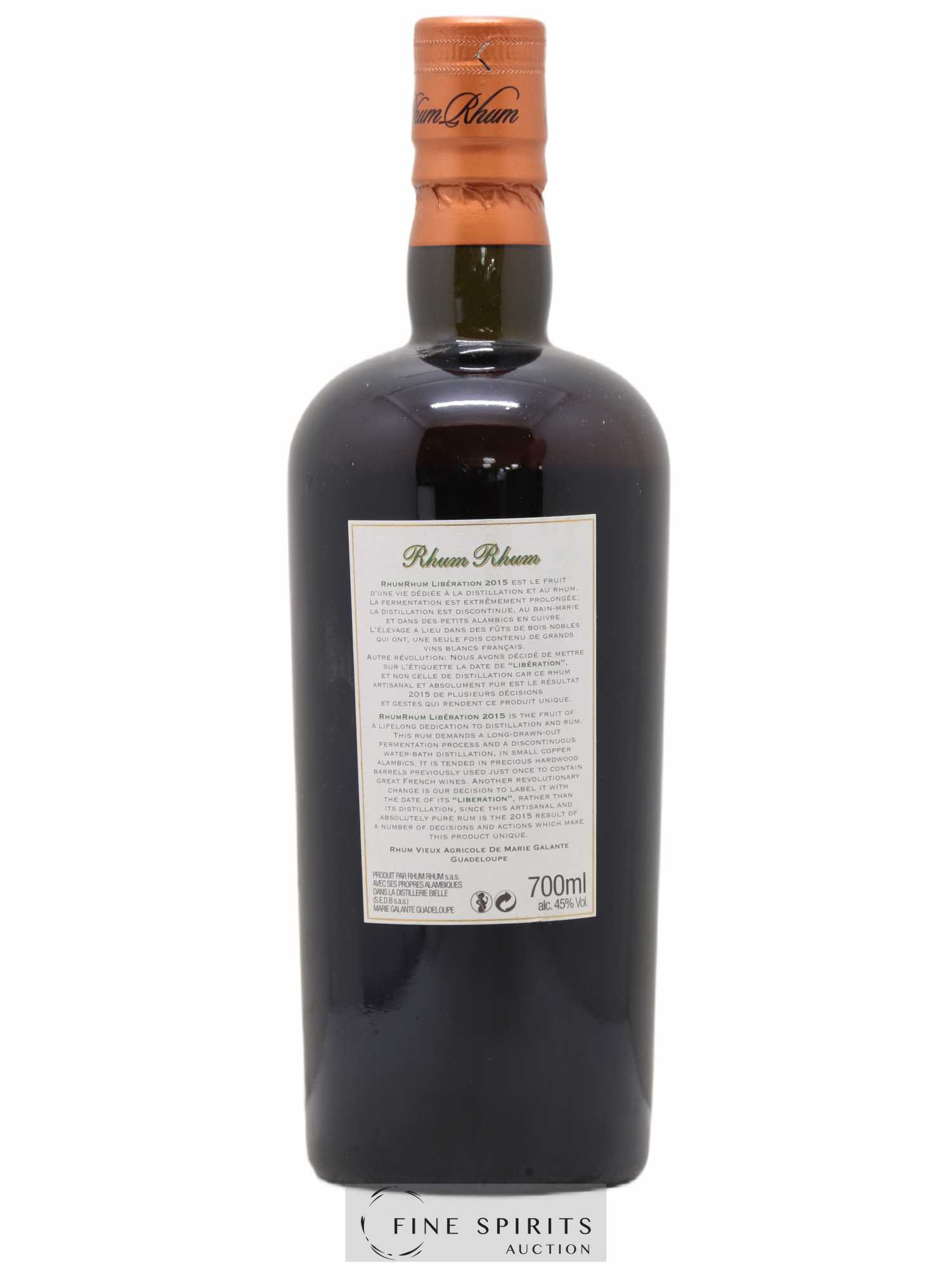 Rhum Rhum Of. Libération 2015 - Lot de 1 bouteille - 1
