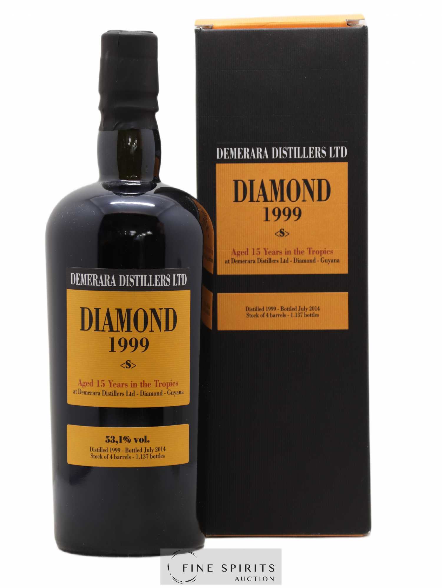 Diamond 15 years 1999 Velier Barrels S - bottled in 2014 - Lot de 1 bouteille - 0