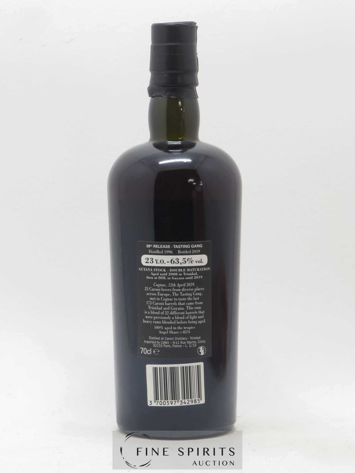 Caroni 23 years 1996 Velier Tasting Gang 38th Release - bottled 2019 Full Proof - Lot de 1 bouteille - 2