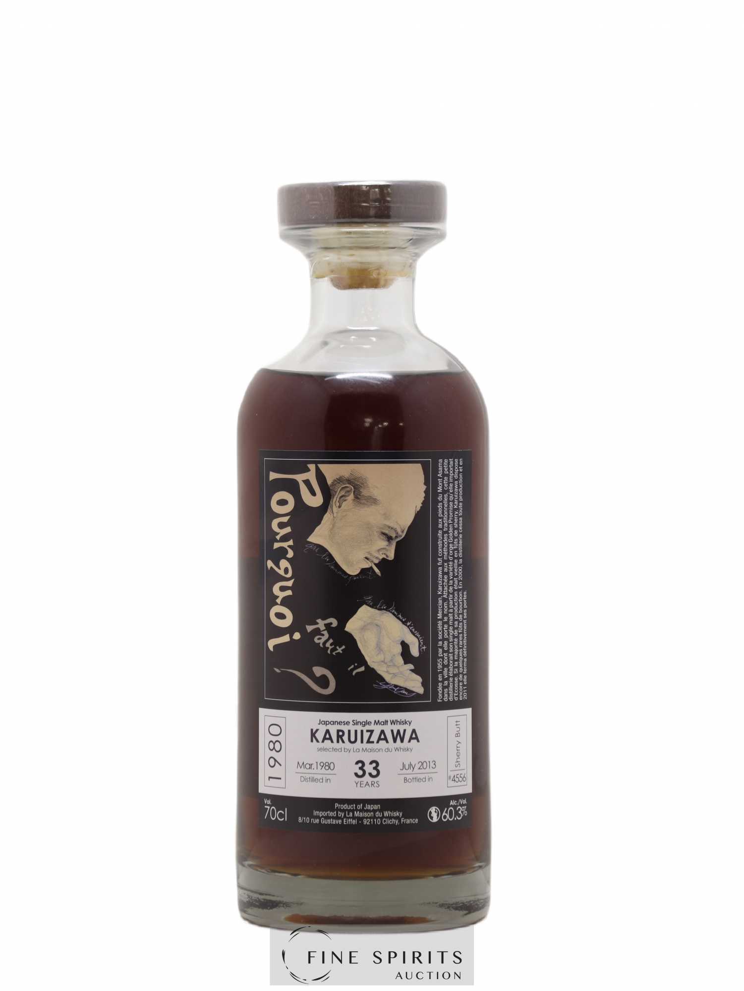 Karuizawa 33 years 1980 Number One Drinks Pourquoi Faut Il Sherry But n°4556 - bottled 2013 LMDW Artist - Lot de 1 bouteille - 1