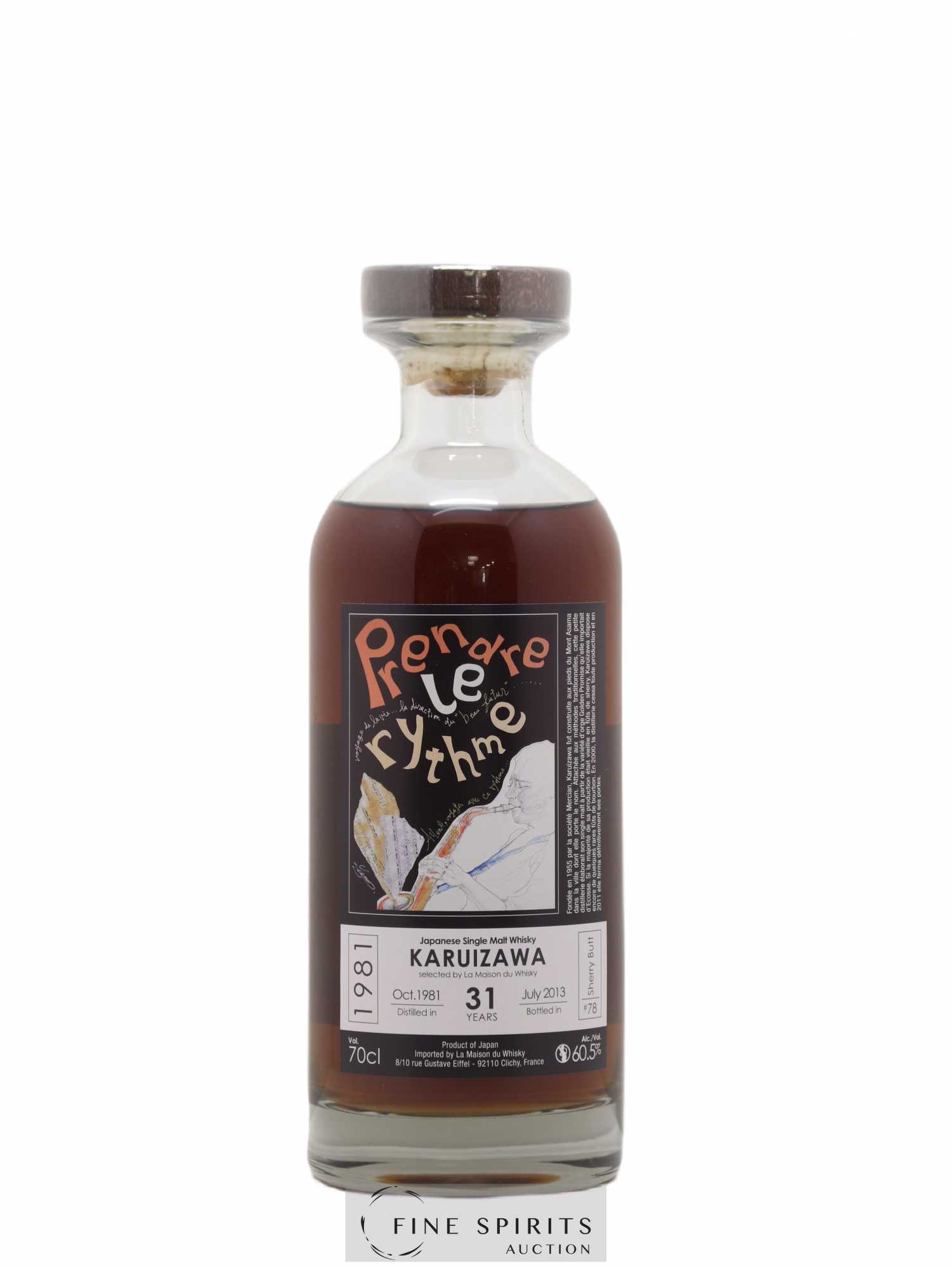 Karuizawa 31 years 1981 Number One Drinks Prendre le Rythme Sherry But n°78 - bottled 2013 LMDW - Lot of 1 bottle - 1