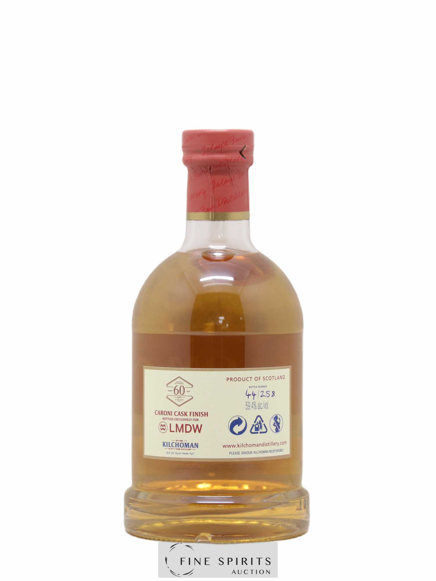 Kilchoman 2011 Of. Caroni Cask n°531-2011 - One of 258 - bottled 2016 LMDW 60th Anniversary - Lot de 1 bouteille - 2