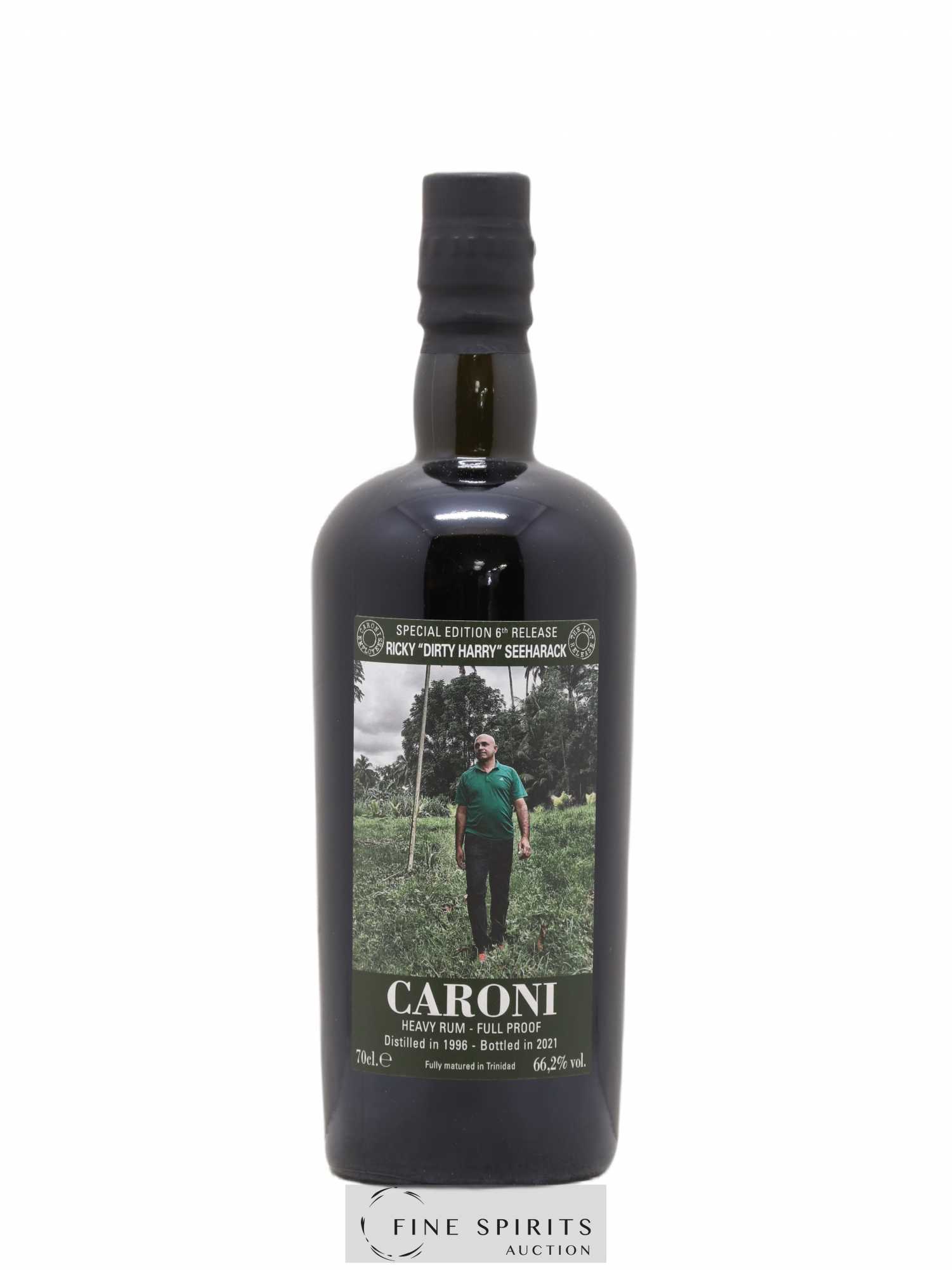 Caroni 1996 Velier Special Edition Ricky Dirty Harry Seeharack 6th Release - One of 630 - bottled 2021 Employee Serie - Lot de 1 bouteille - 1