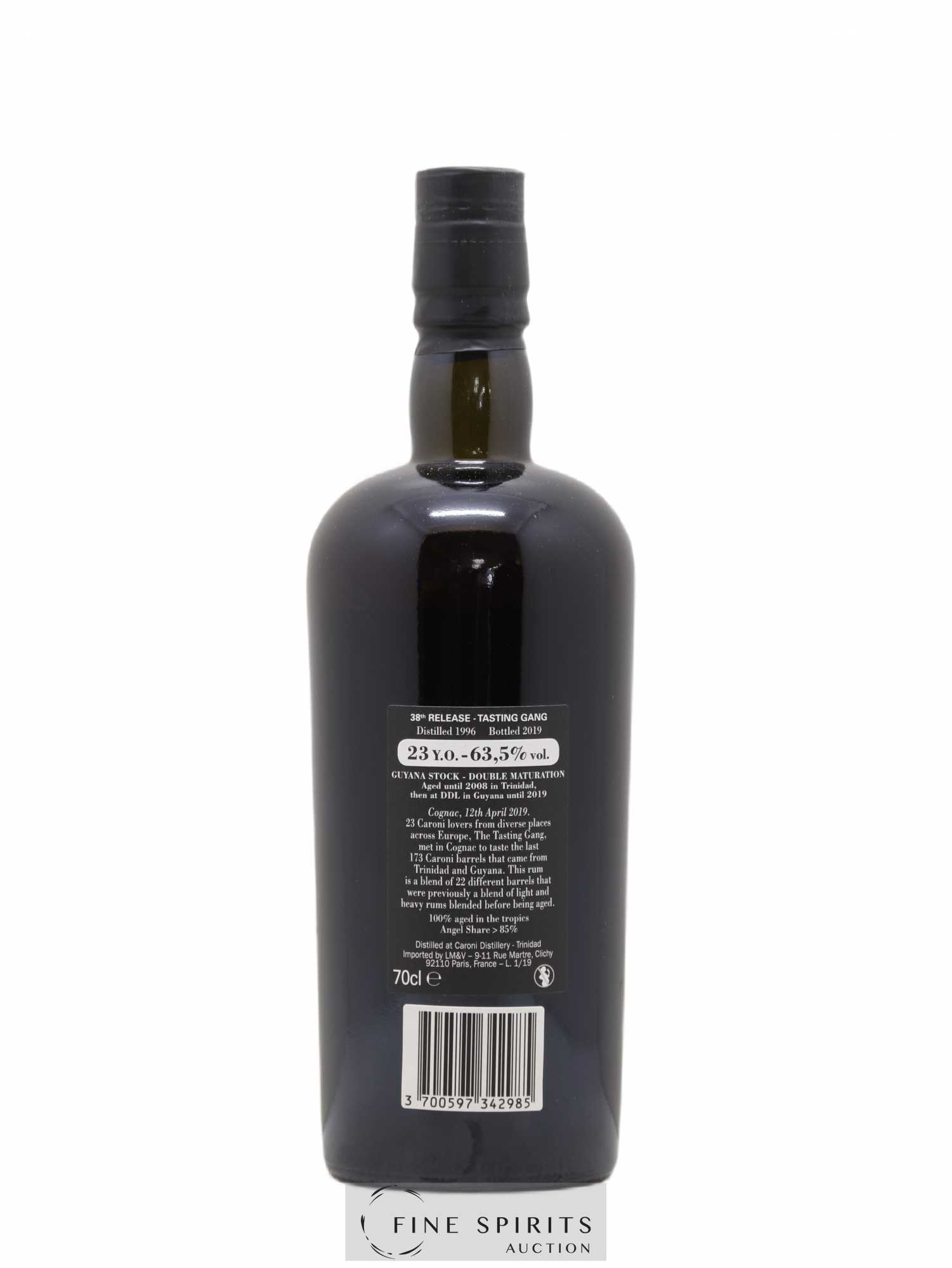 Caroni 23 years 1996 Velier Tasting Gang 38th Release - bottled 2019 Full Proof - Lot of 1 bottle - 2