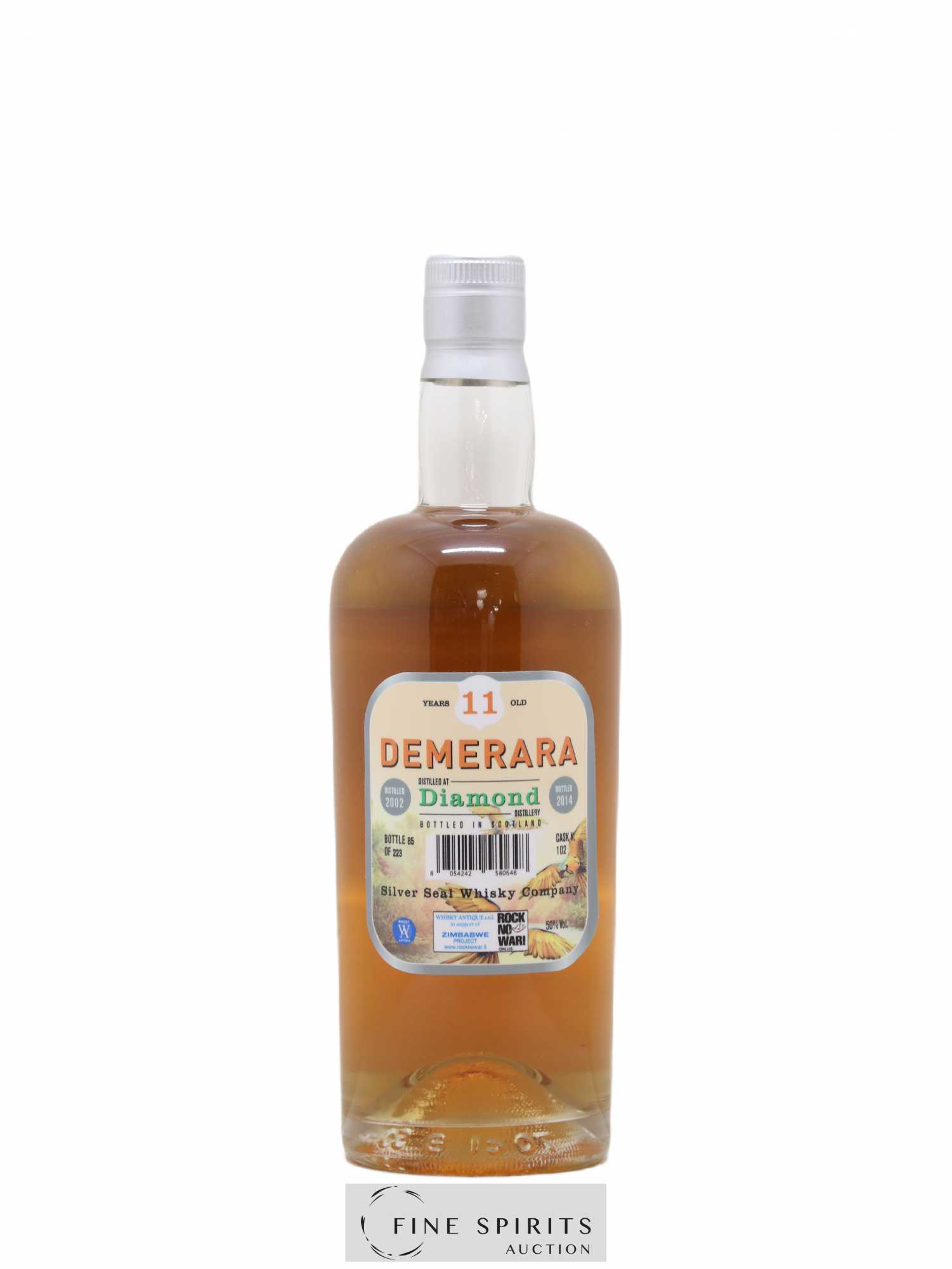 Diamond 11 years 2002 Silver Seal Whisky Company Cask n°102 - One of 223 - bottled 2014 Whisky Antique - Lot de 1 bouteille - 2