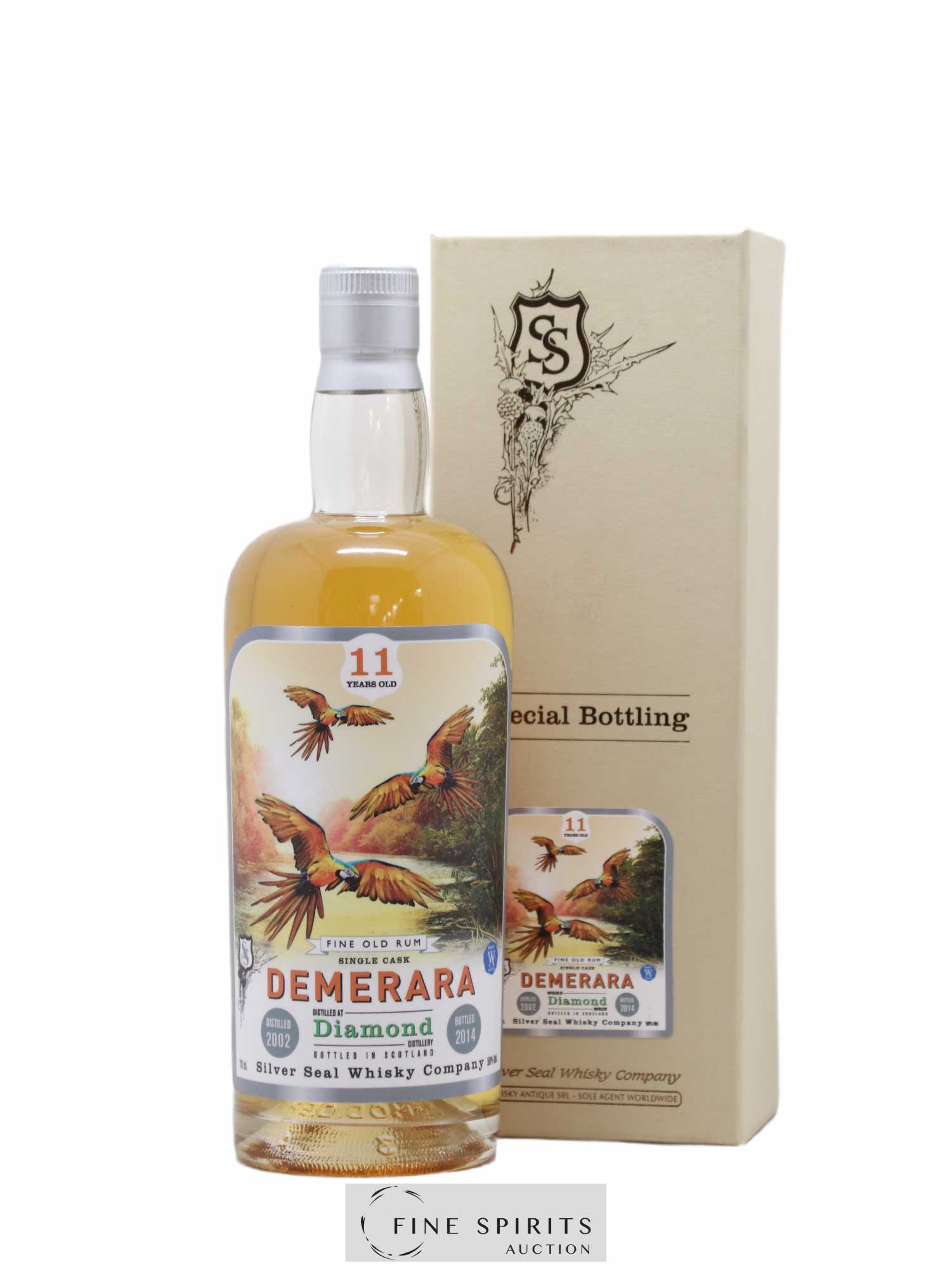 Diamond 11 years 2002 Silver Seal Whisky Company Cask n°102 - One of 223 - bottled 2014 Whisky Antique - Lot de 1 bouteille - 0