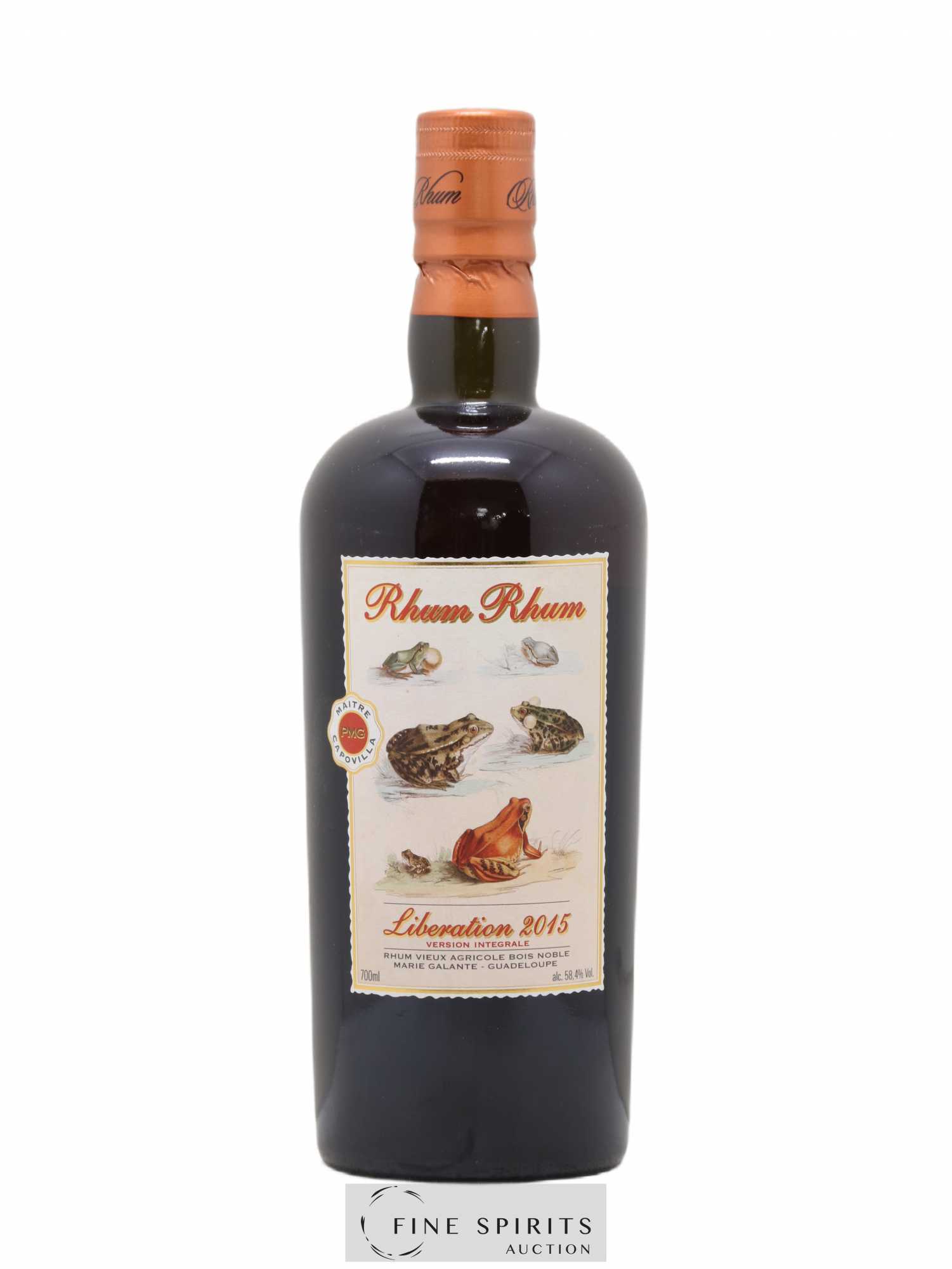 Rhum Rhum Of. PMG - Maitre Capovilla Libération 2015 Version Intégrale - Lot de 1 bouteille - 1