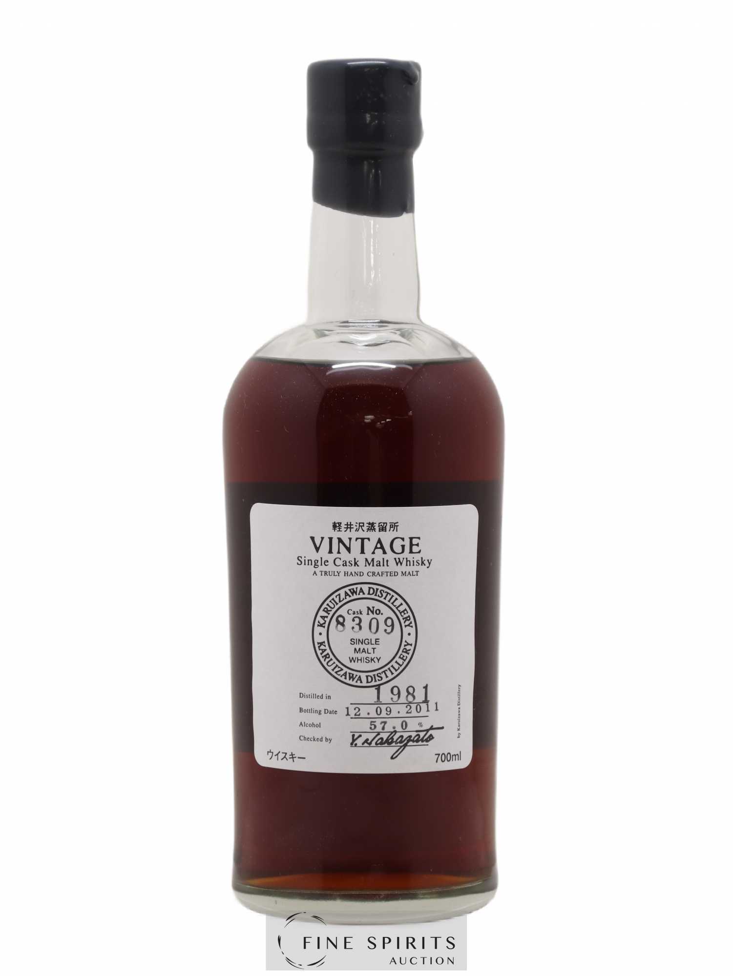 Karuizawa 1981 Of. Vintage Single Cask n°8309 - bottled 2011 - Lot de 1 bouteille - 1