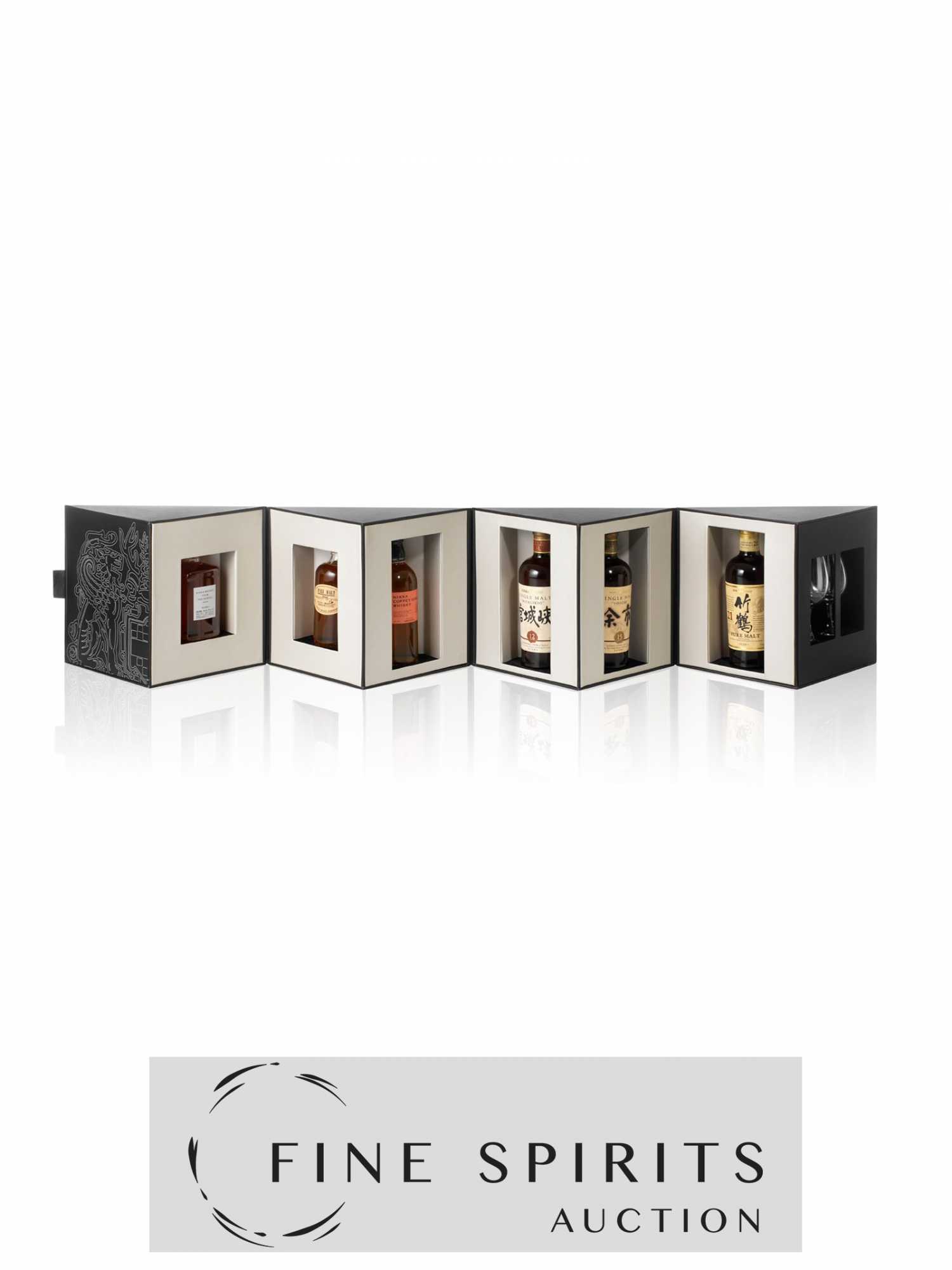 Nikka Box Of. From the Barrel - Pure Malt Black - Coffey Grain - Miyagikyo 12YO - Yoichi 15YO - Taketsuru 21YO - Posten von 1 Anderes Format - 0