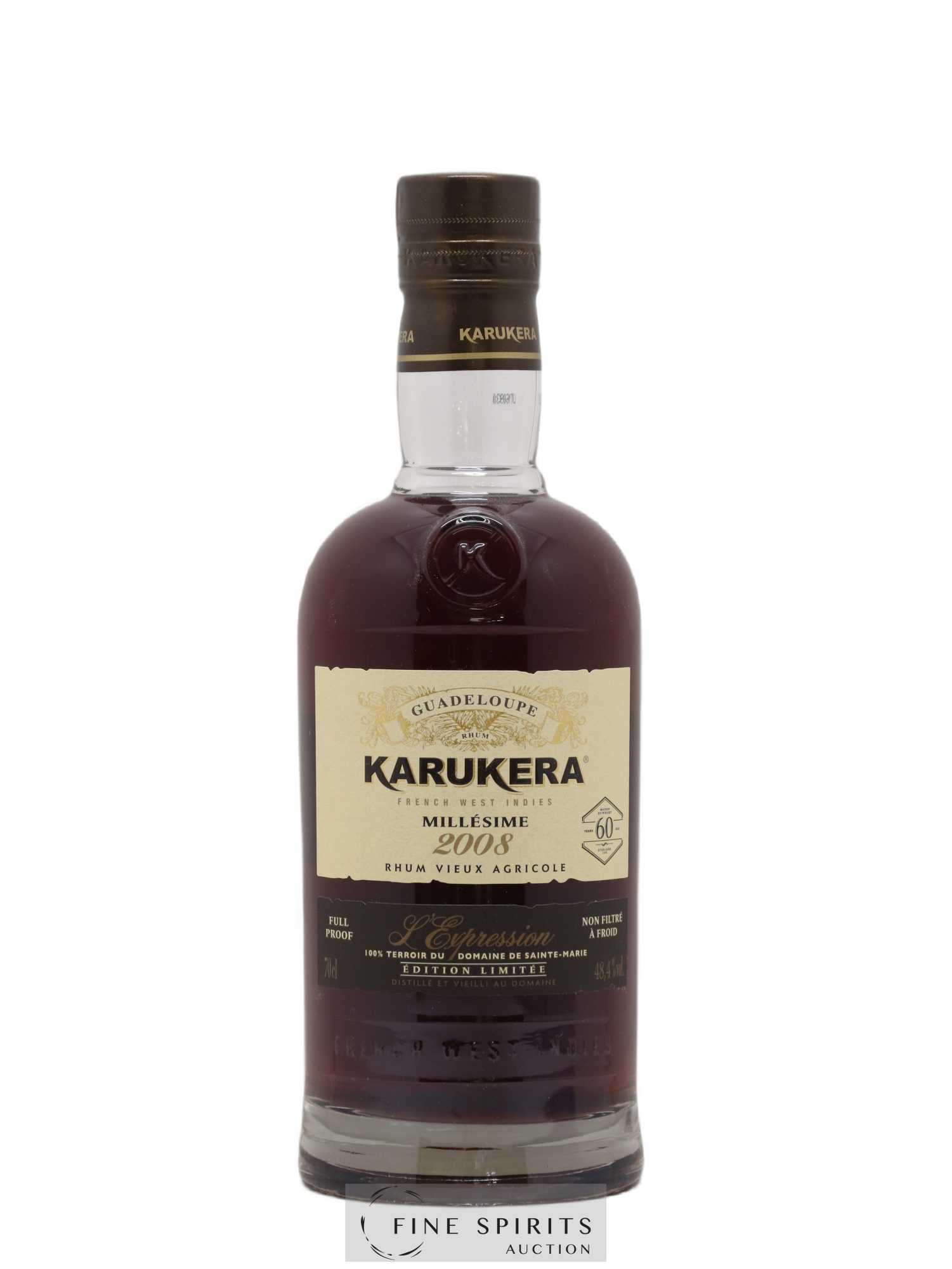 Karukera 2008 Of. L'Expression One of 1500 - bottled 2016 LMDW 60th Anniversary Edition Limitée - Lot de 1 bouteille - 1