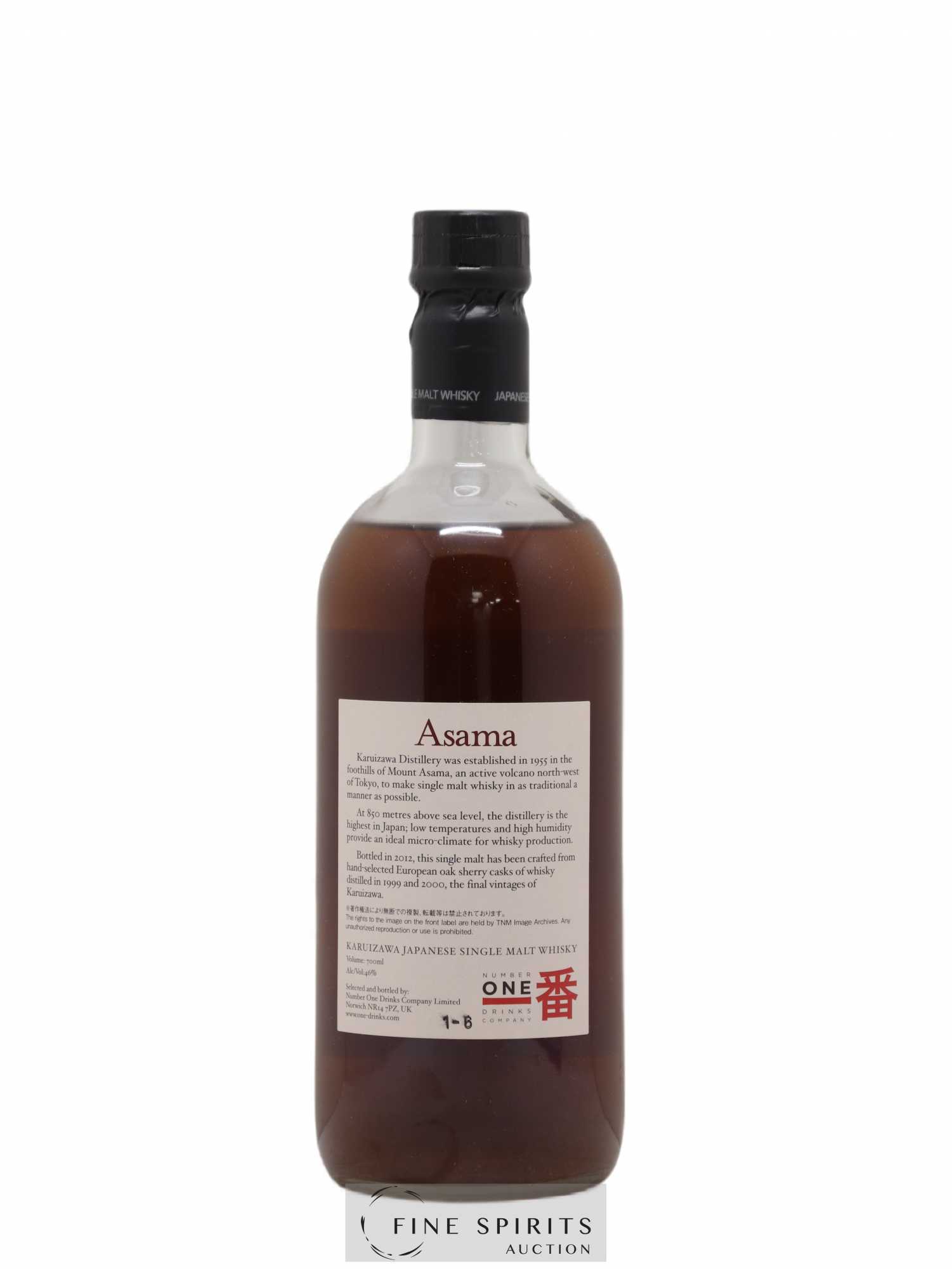 Asama Number One Drinks Karuizawa 1999 - 2000 bottled 2012 - Lot de 1 bouteille - 2