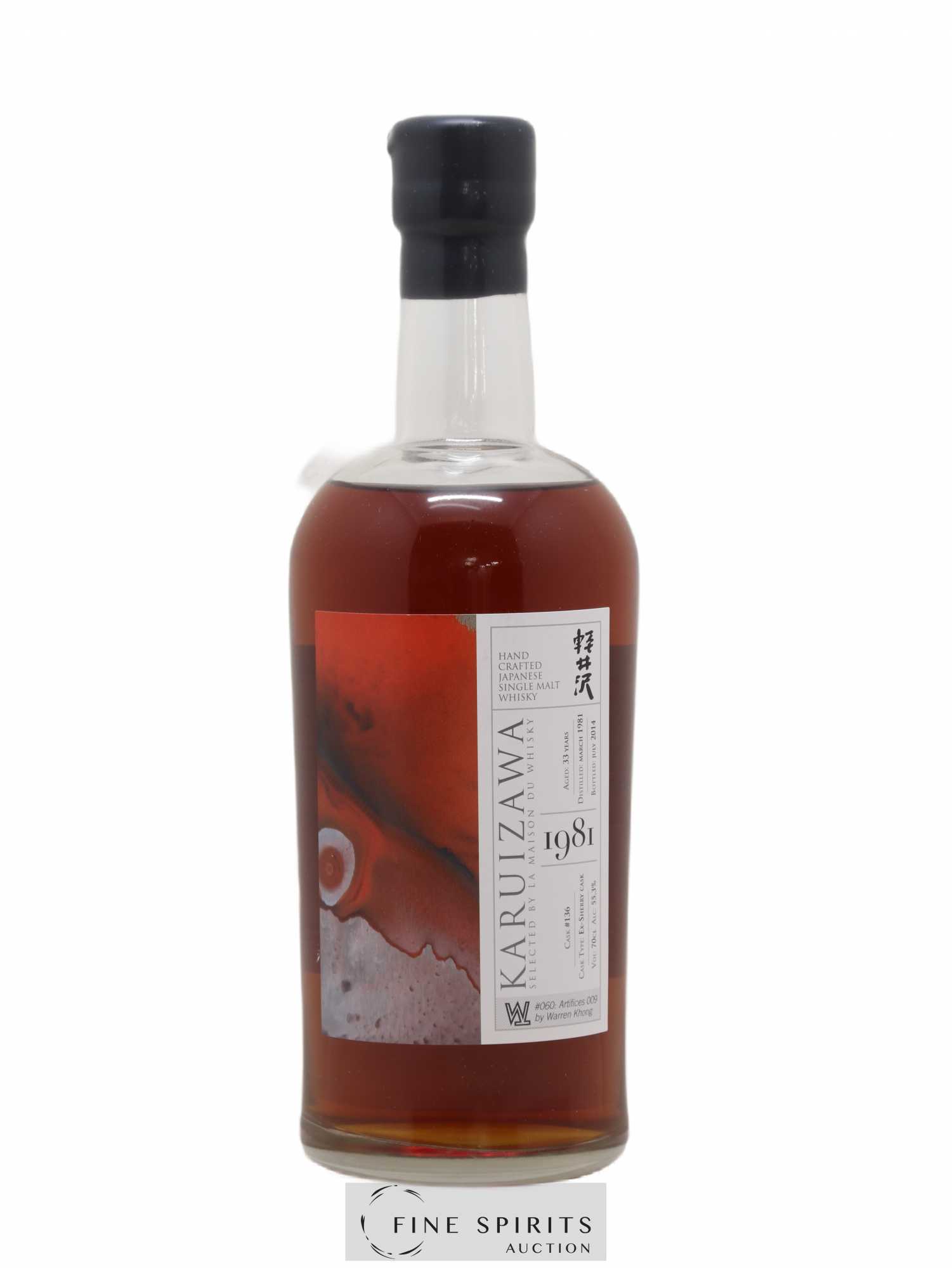 Karuizawa 33 years 1981 Number One Drinks Ex-Sherry Cask n°136 - bottled 2014 LMDW Artist - Lot de 1 bouteille - 1