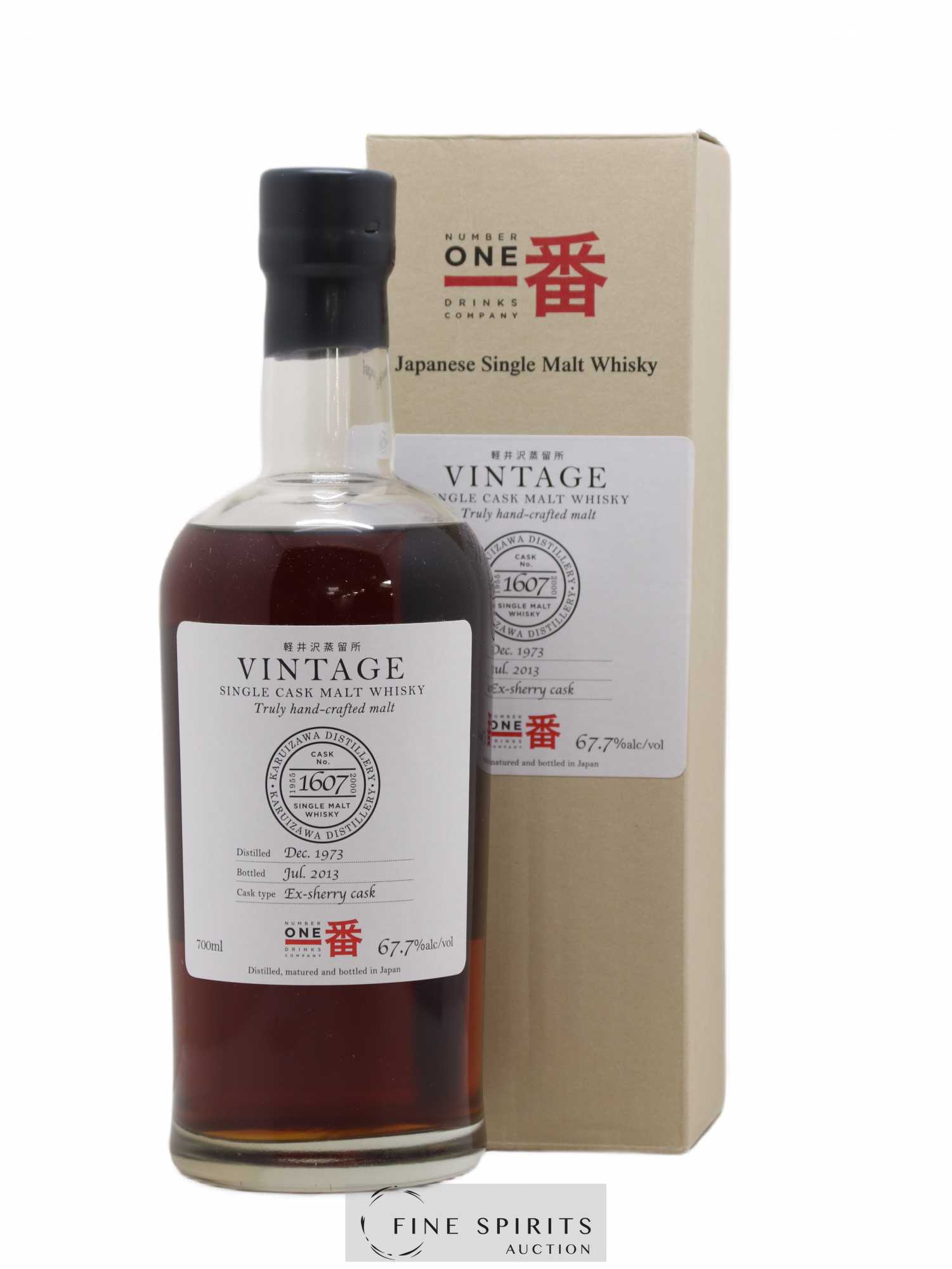 Karuizawa 1973 Number One Drinks Vintage Single Cask n°1607 - bottled 2013 Ex-Sherry Cask - Lot de 1 bouteille - 0