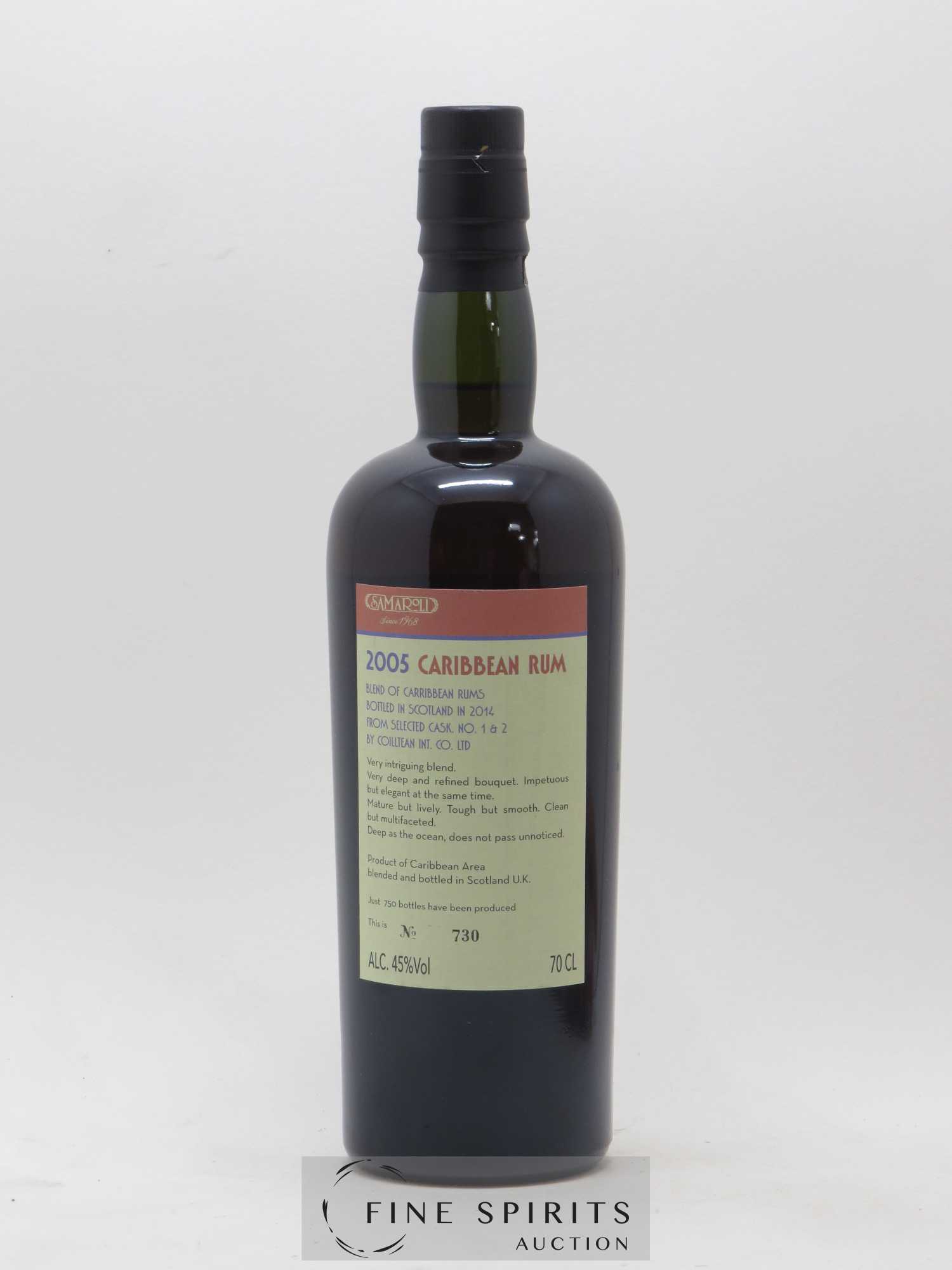 Samaroli 2005 Of. Cask n°1&2 - One of 750 - bottled in Scotland in 2014 - Lot de 1 bouteille - 2