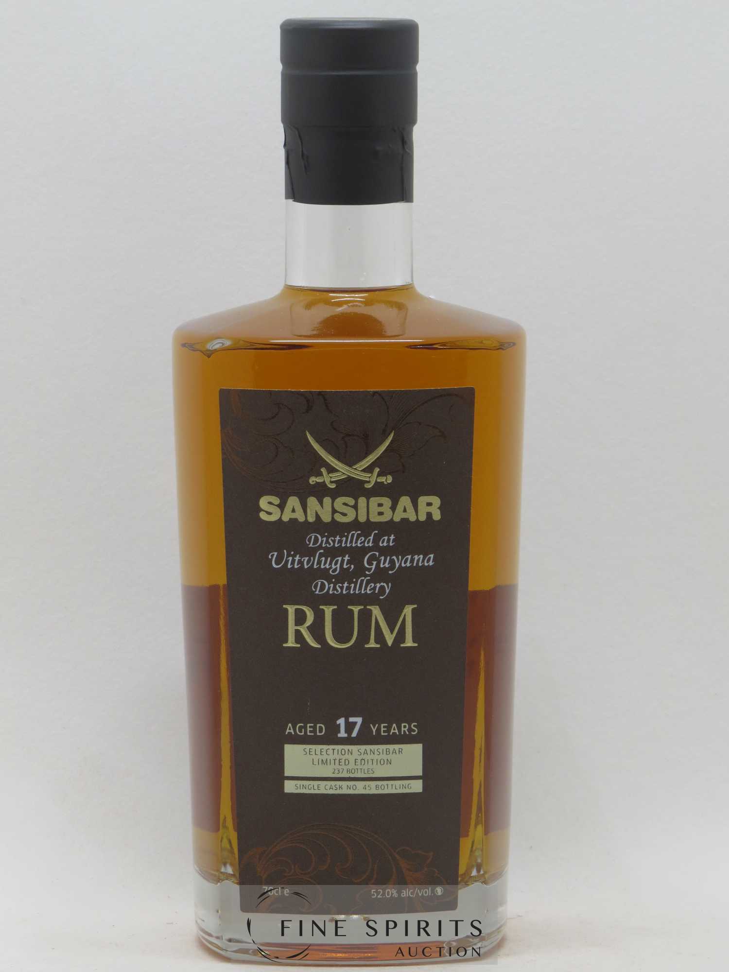 Uitvlugt 17 years 1998 Sansibar Single Cask n°45 - bottled 2015 Limited Edition of 237 bottles - Posten von 1 Flasche - 1