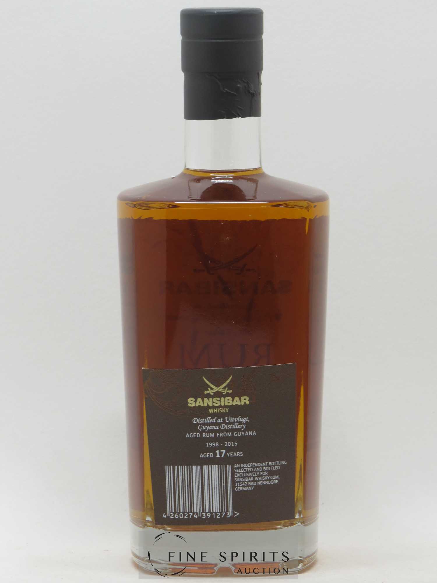 Uitvlugt 17 years 1998 Sansibar Single Cask n°45 - bottled 2015 Limited Edition of 237 bottles - Posten von 1 Flasche - 2