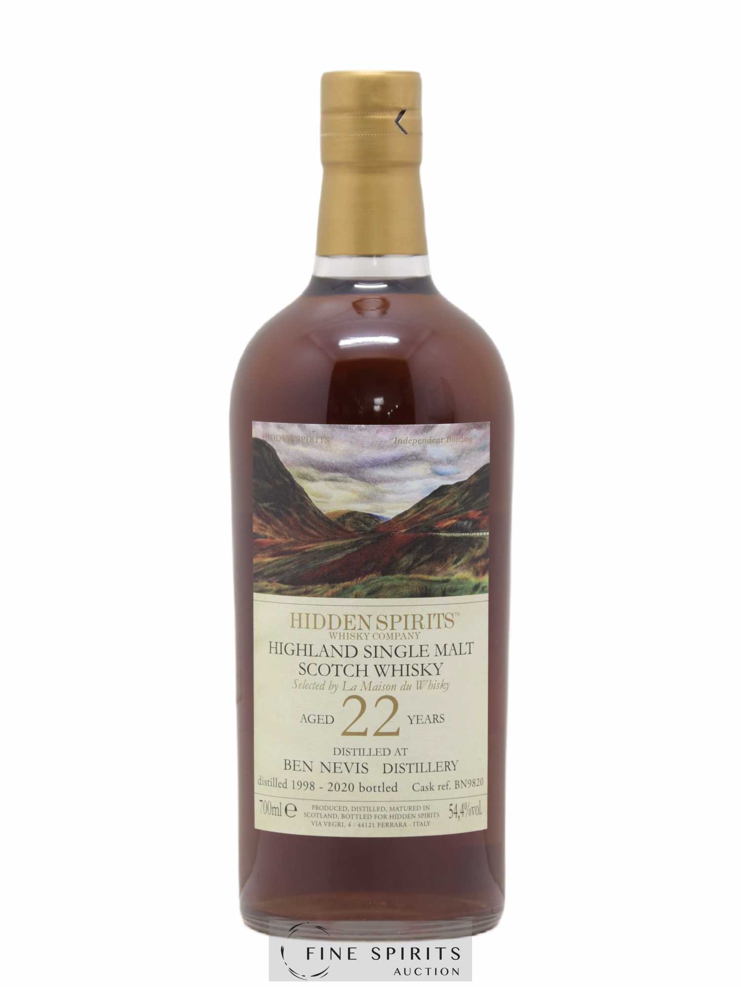 Ben Nevis 22 years 1998 Hidden Spirits Cask n°BN9820 - bottled 2020 LMDW - Lot de 1 bouteille - 1