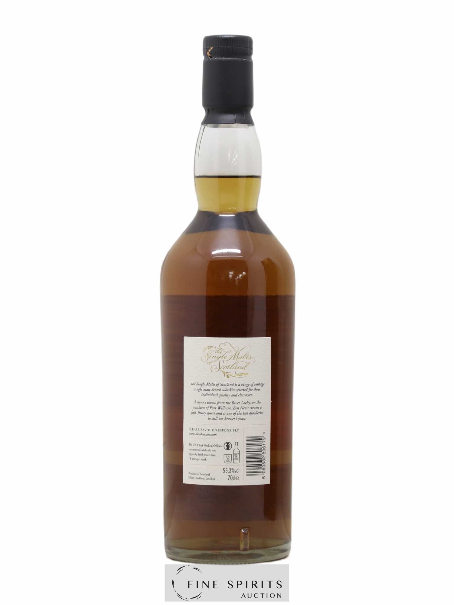 Ben Nevis 22 years 1996 Elixir Distillers Sherry Butt Cask n°2019 - One of 580 - bottled 2019 The Single Malts of Scotland - Lot de 1 bouteille - 2