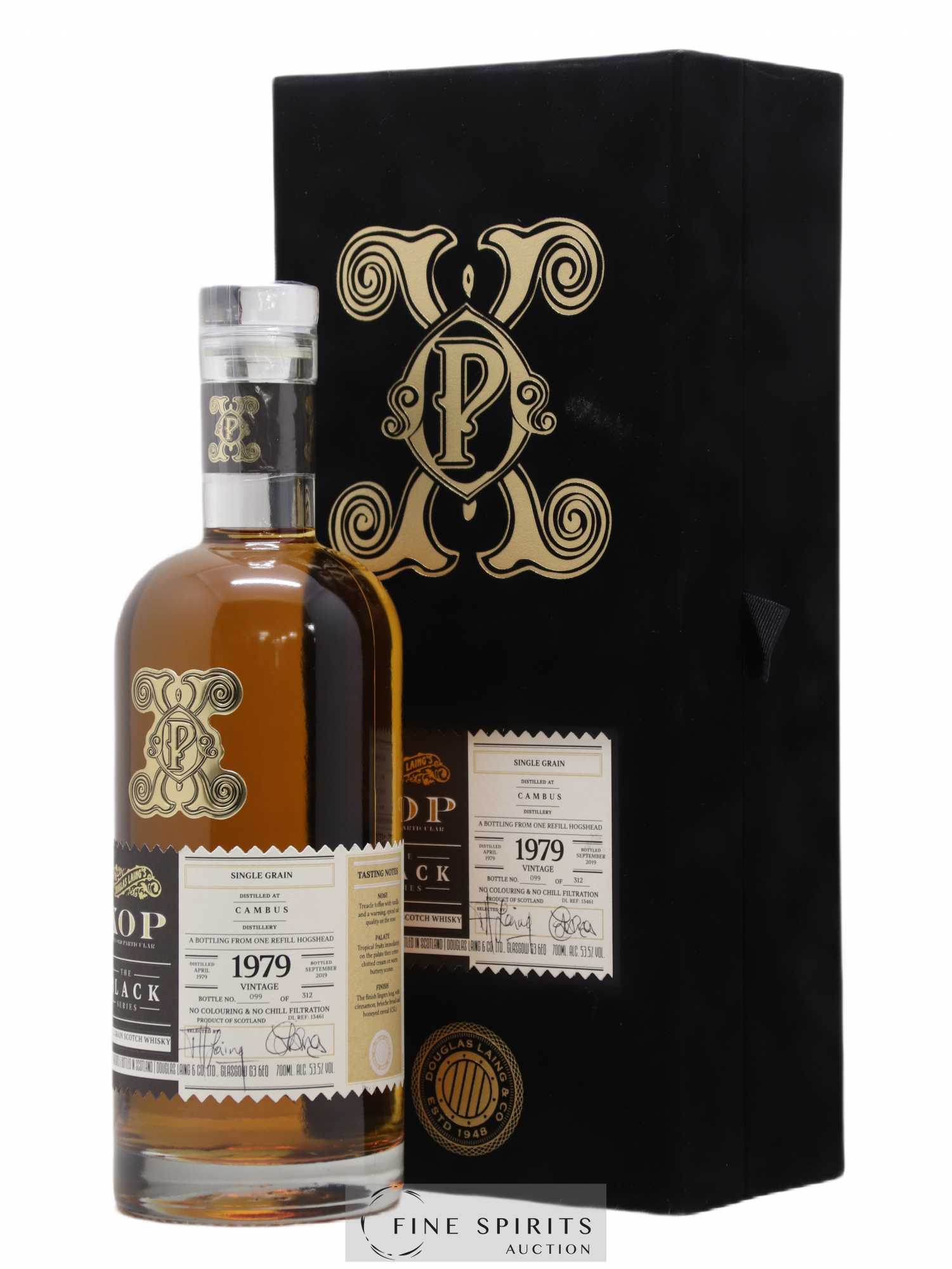 Cambus 31 years 1979 Douglas Laing DL Ref 13461 - One of 312 - bottled 2019 XOP Black Series - Lot de 1 bouteille - 0