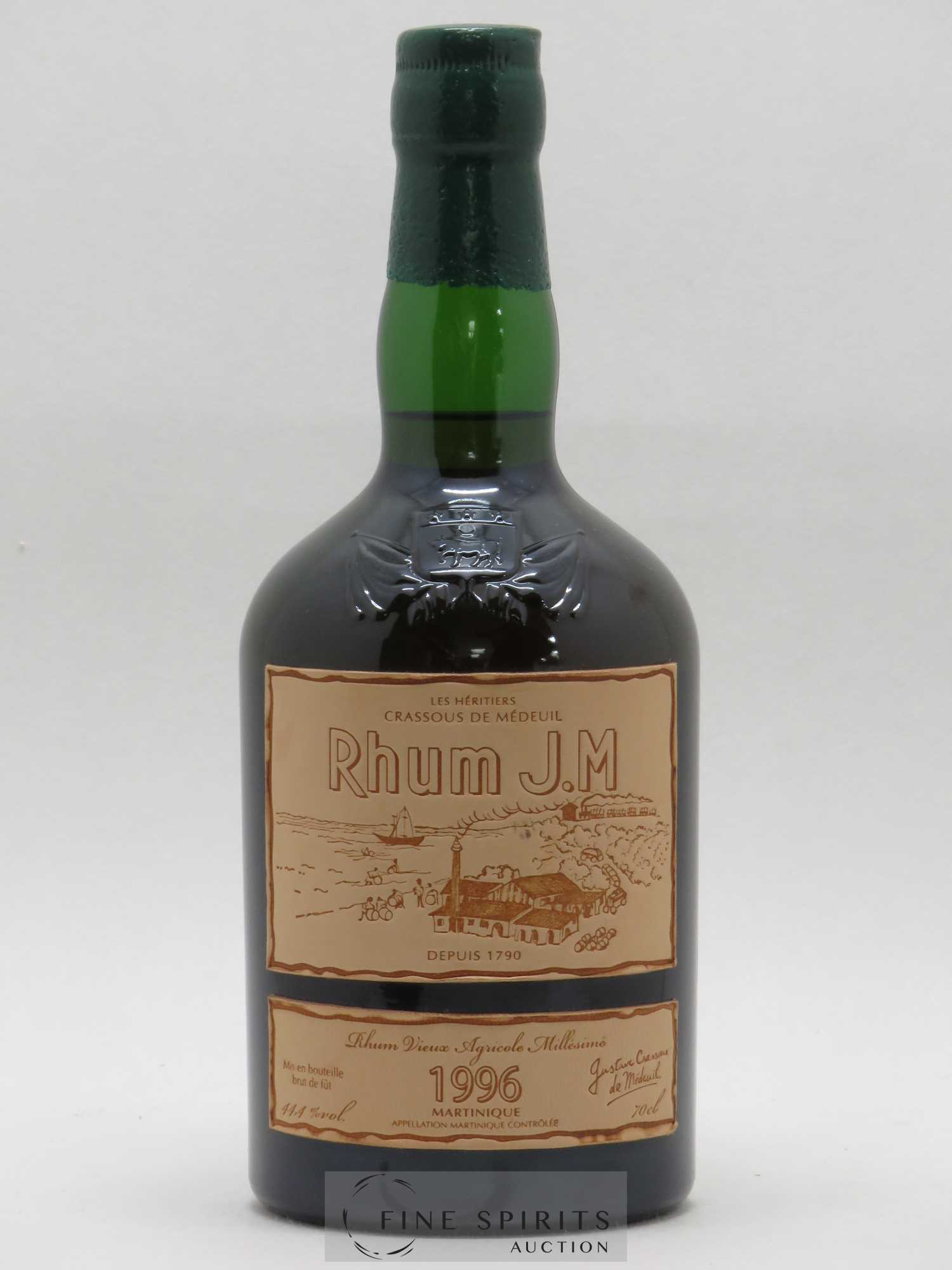 J.M 15 years 1996 Of. Bourbon Cask bottled 2013 Brut de Fut - Lot de 1 bouteille - 1