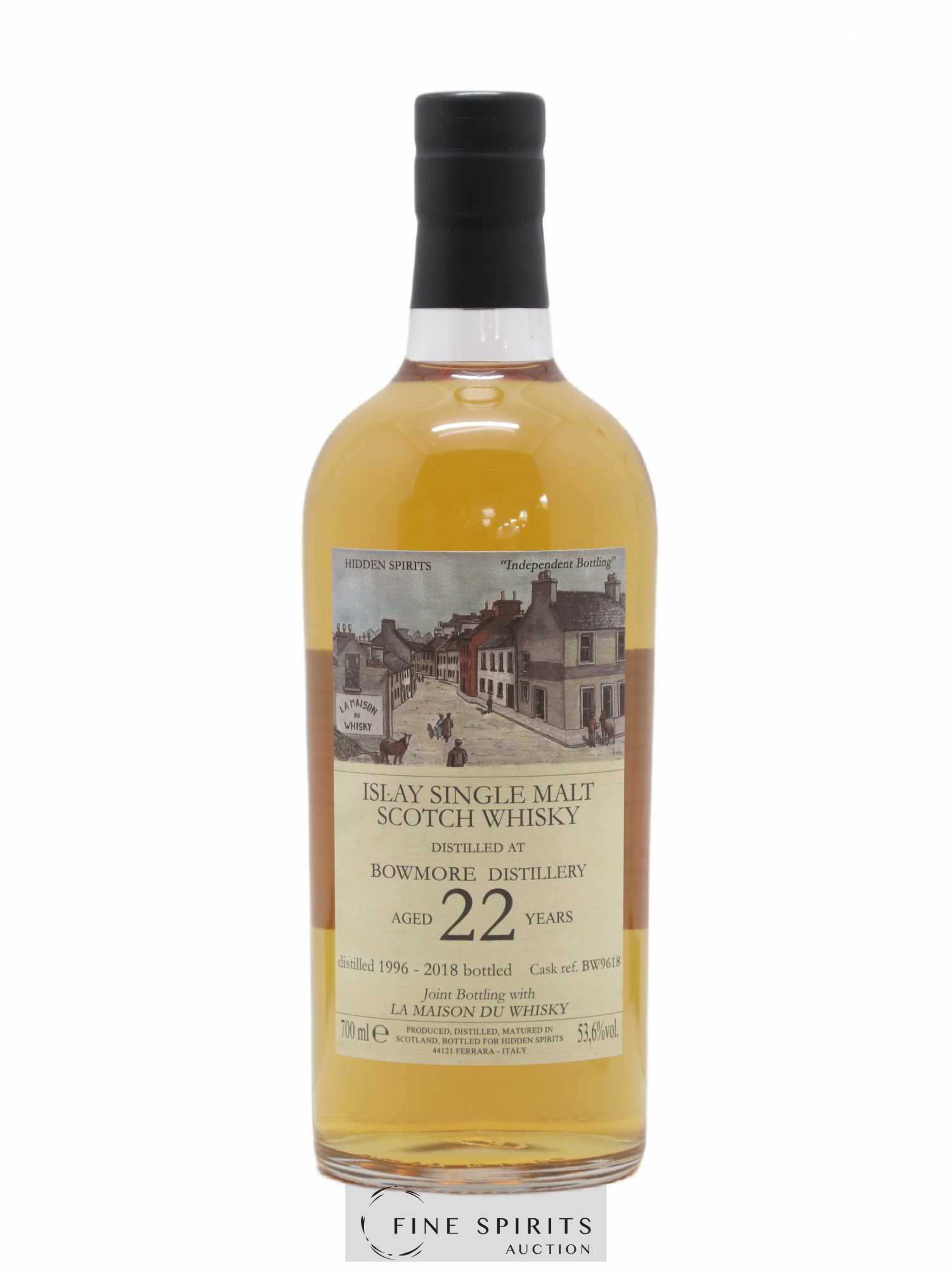 Bowmore 22 years 1996 Elixir Distillers Cask BW9618 - bottled 2018 Joint bottling LMDW - Lot de 1 bouteille - 1
