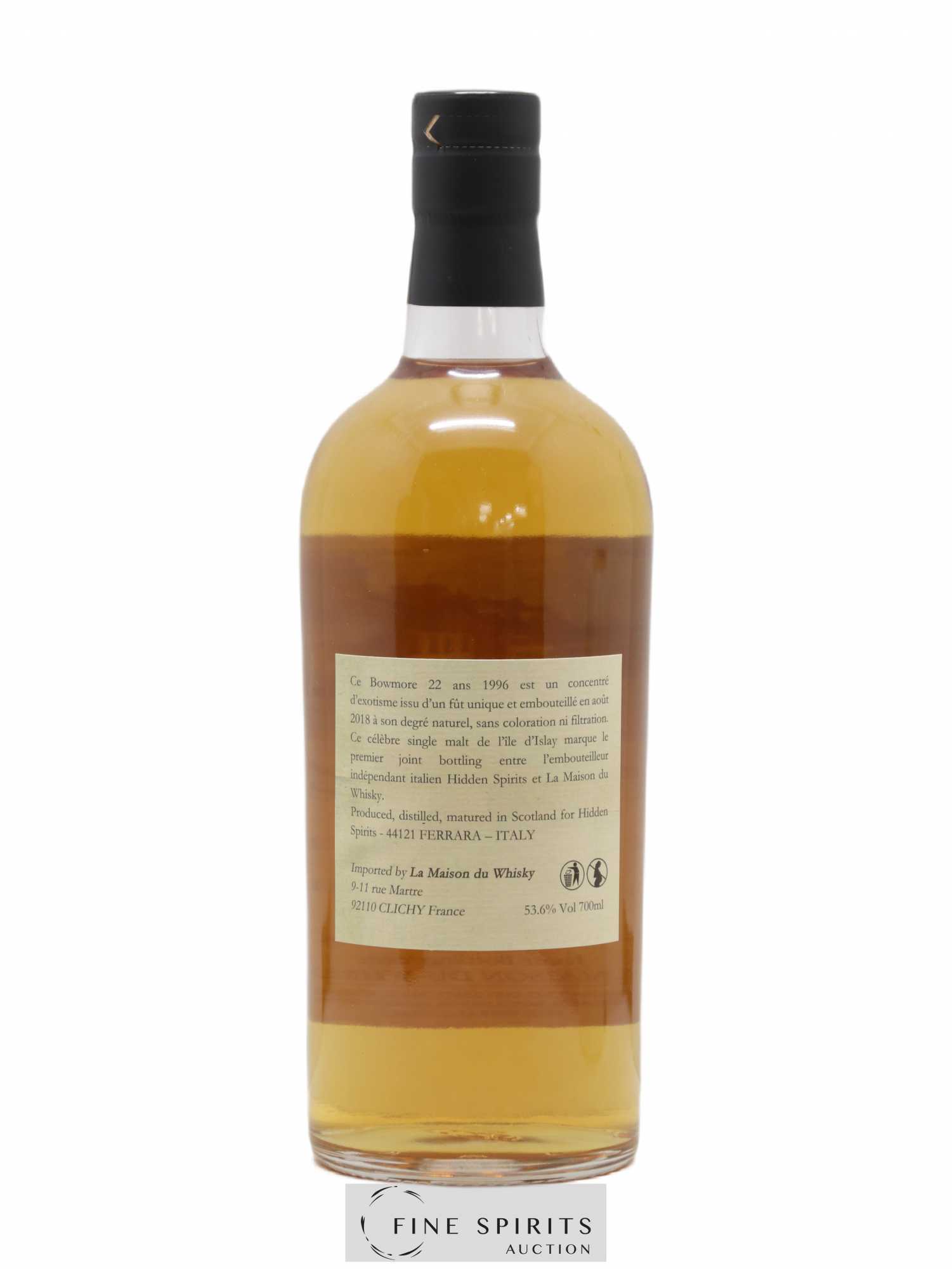 Bowmore 22 years 1996 Elixir Distillers Cask BW9618 - bottled 2018 Joint bottling LMDW - Lot de 1 bouteille - 2