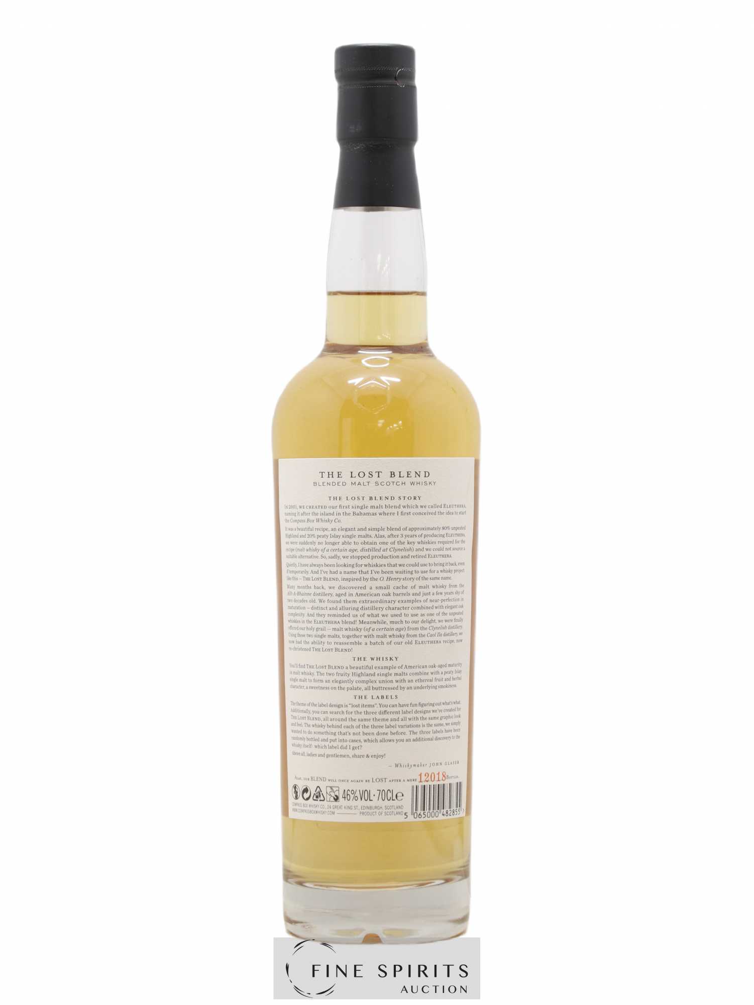 The Lost Blend Compass Box Limited Edition One of 12018 - Lot de 1 bouteille - 2
