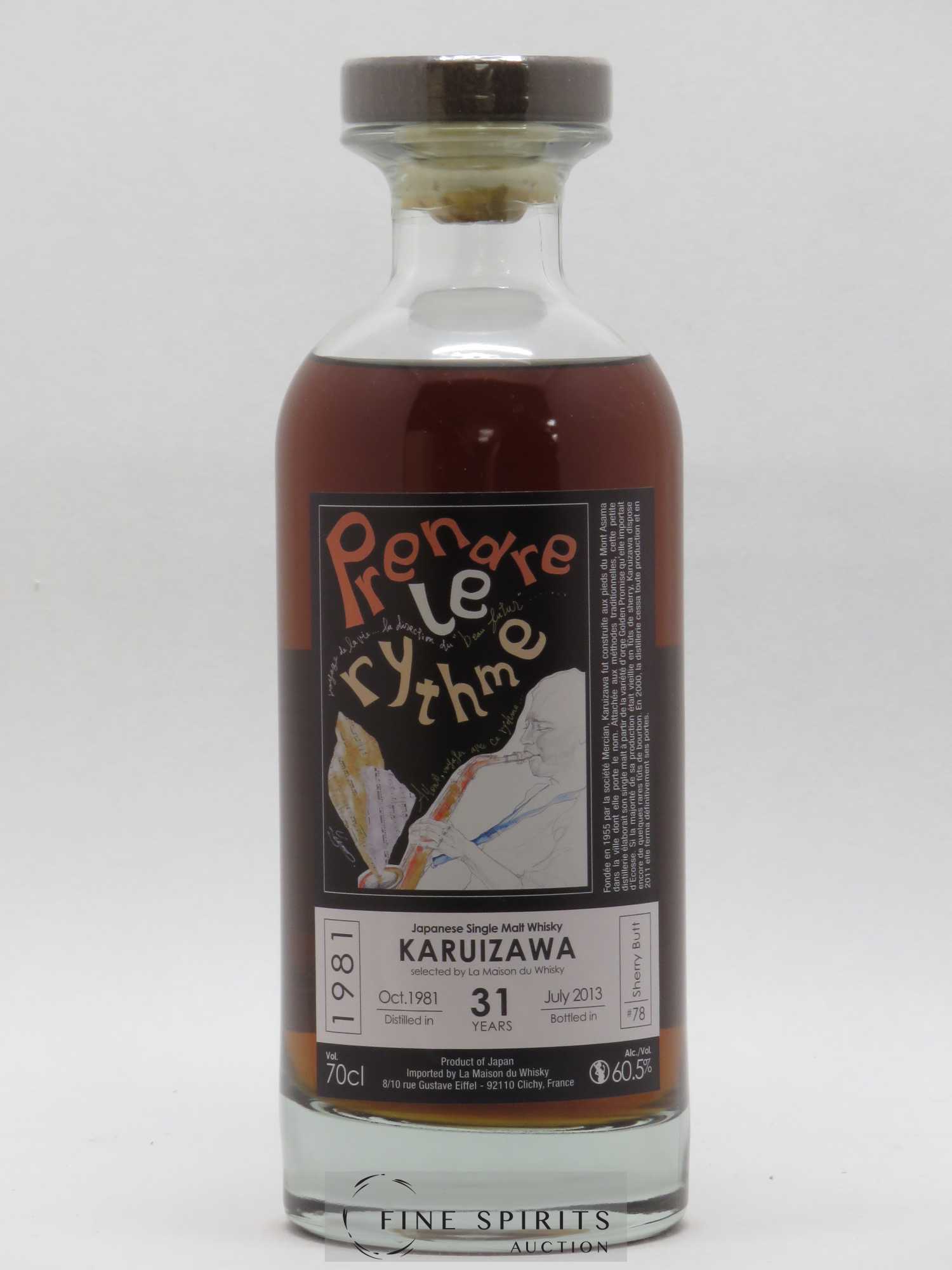 Karuizawa 31 years 1981 Number One Drinks Prendre le Rythme Sherry But n°78 - bottled 2013 LMDW - Lot de 1 bouteille - 1