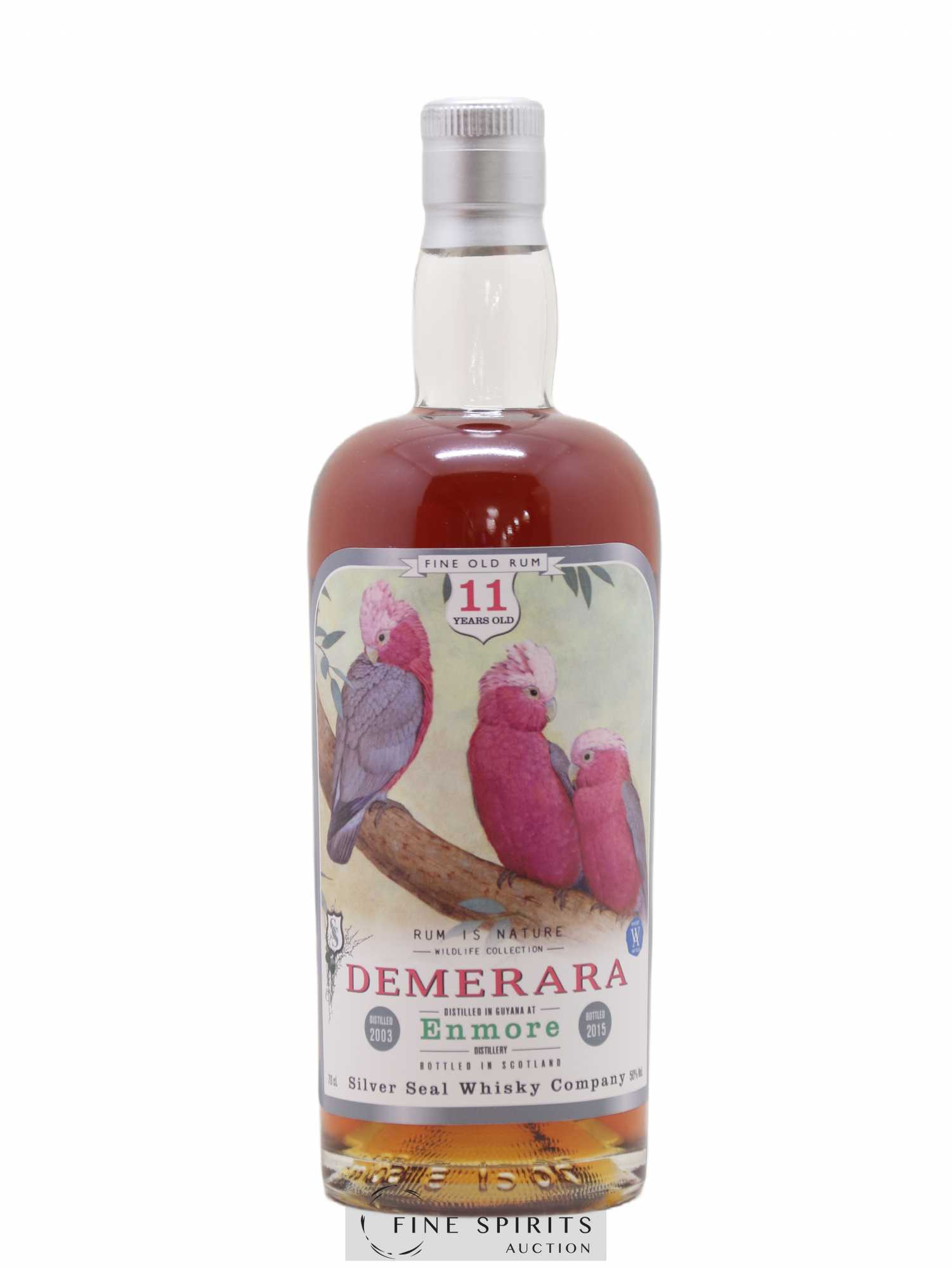 Enmore 11 years 2003 Silver Seal Whisky Company Rum is Nature Cask n°26 - One of 288 - bottled 2015 Whisky Antique - Lot de 1 bouteille - 1