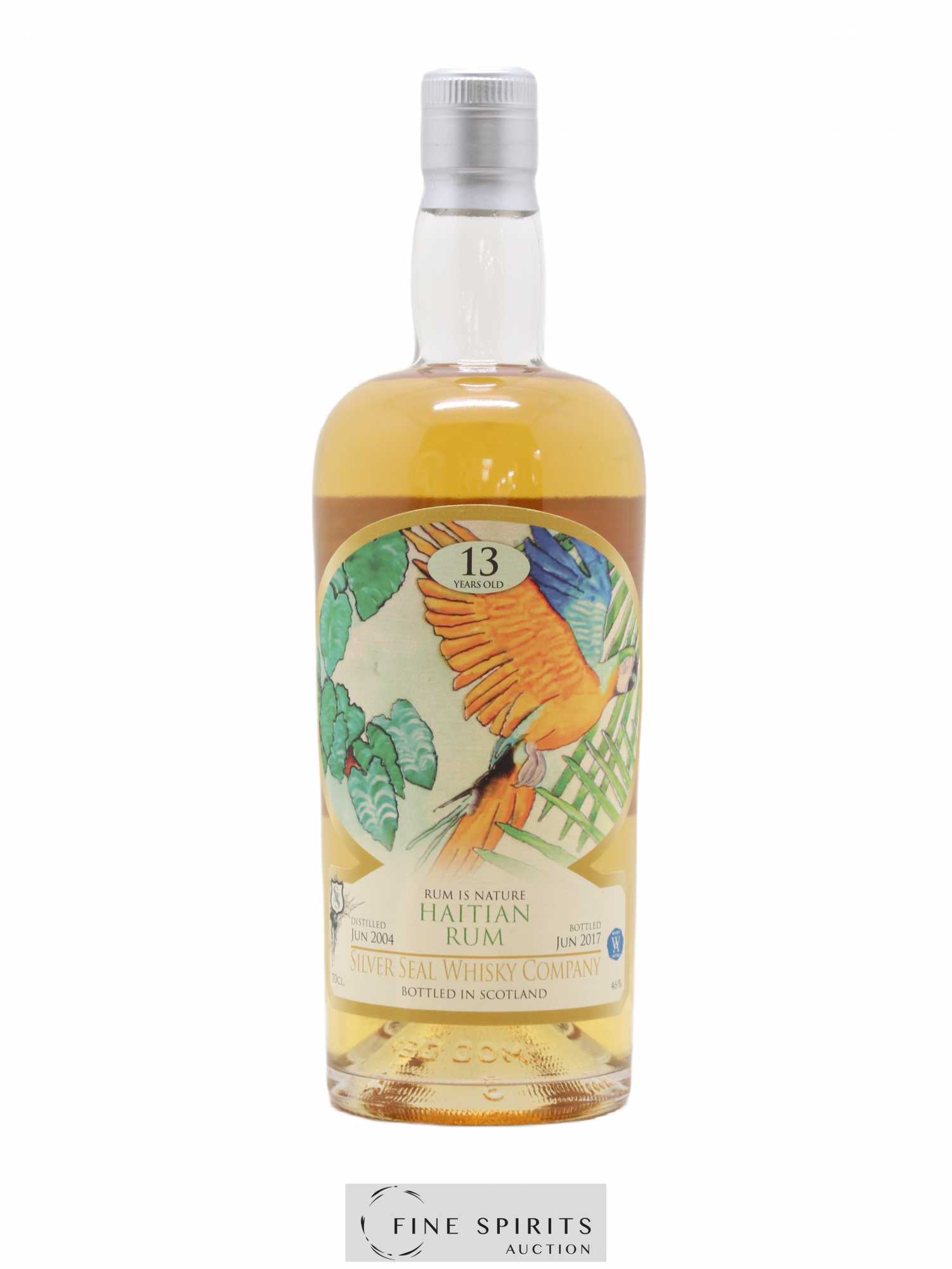 Haitian Rum 13 years 2004 Silver Seal Whisky Company Cask n°60 - One of 355 - bottled 2017 Whisky Antique - Lot de 1 bouteille - 1
