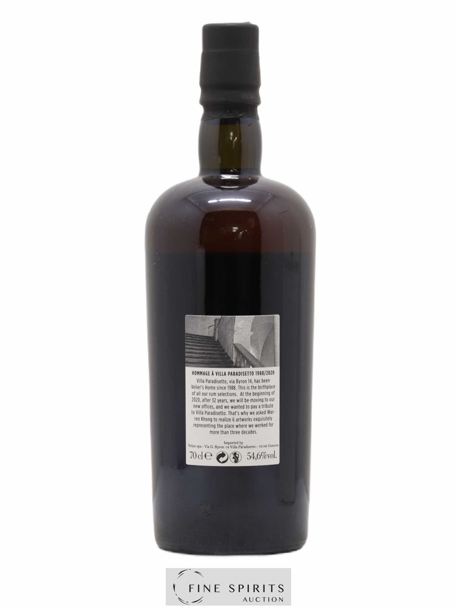 Chamarel 7 years 2013 Velier Villa Paradisetto 1988-2020 Cask n°136 - bottled 2020 - Lot de 1 bouteille - 2