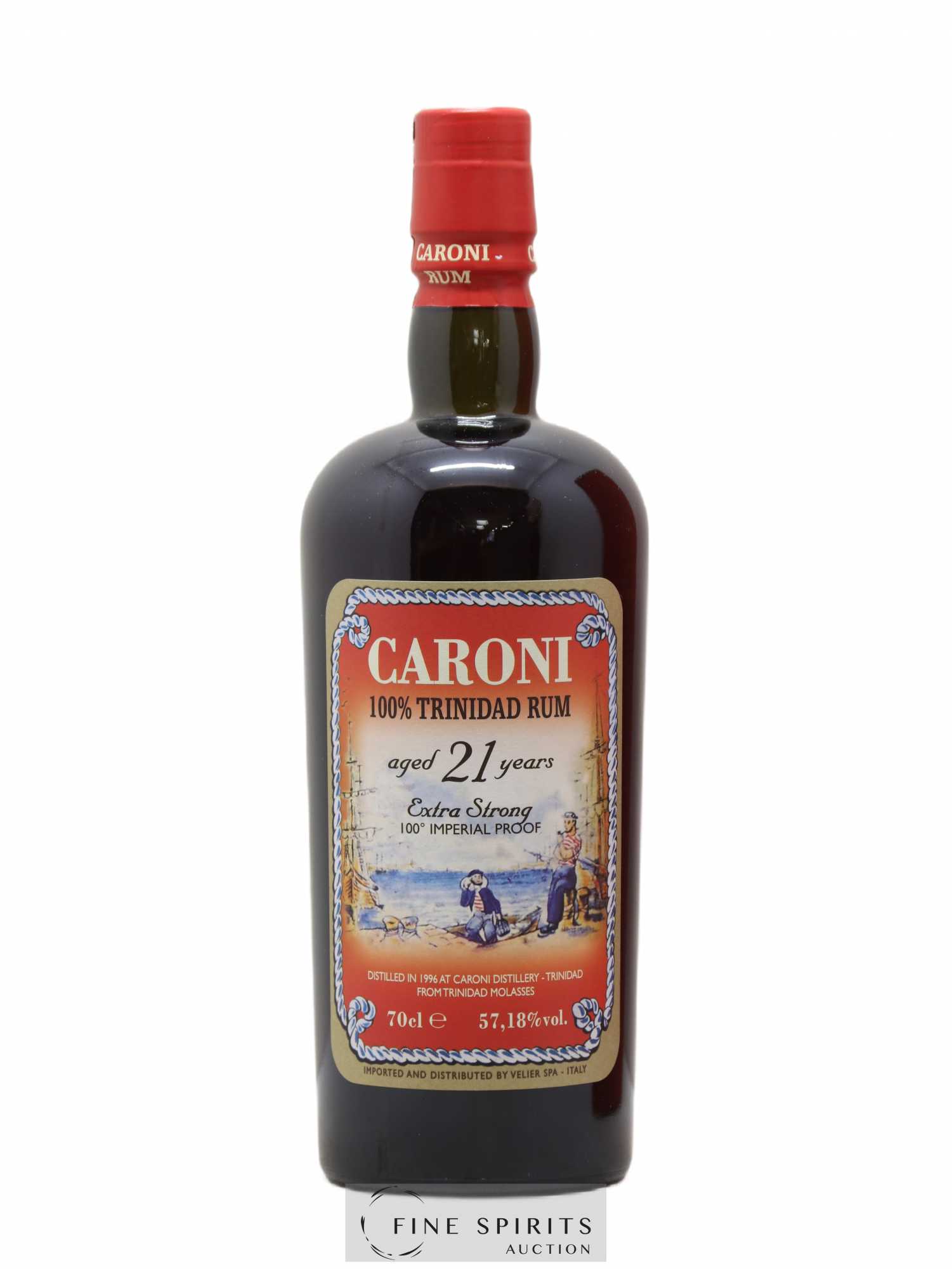 Caroni 21 years 1996 Of. 100° Imperial Proof bottled 2017 Velier Extra Strong - Lot de 1 bouteille - 1