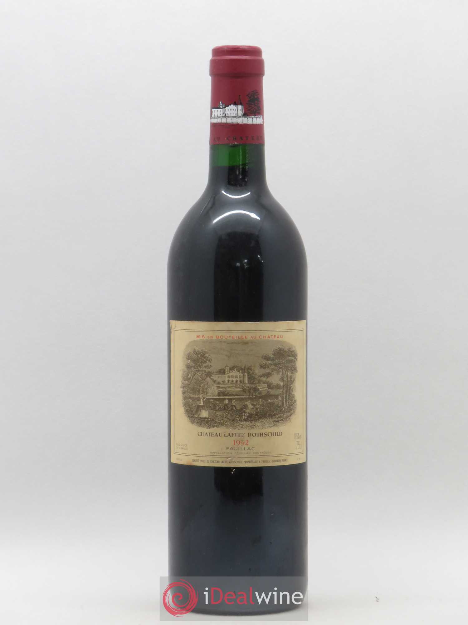 Château Lafite Rothschild 1er Grand Cru Classé 1992 - Lot de 1 bouteille - 0