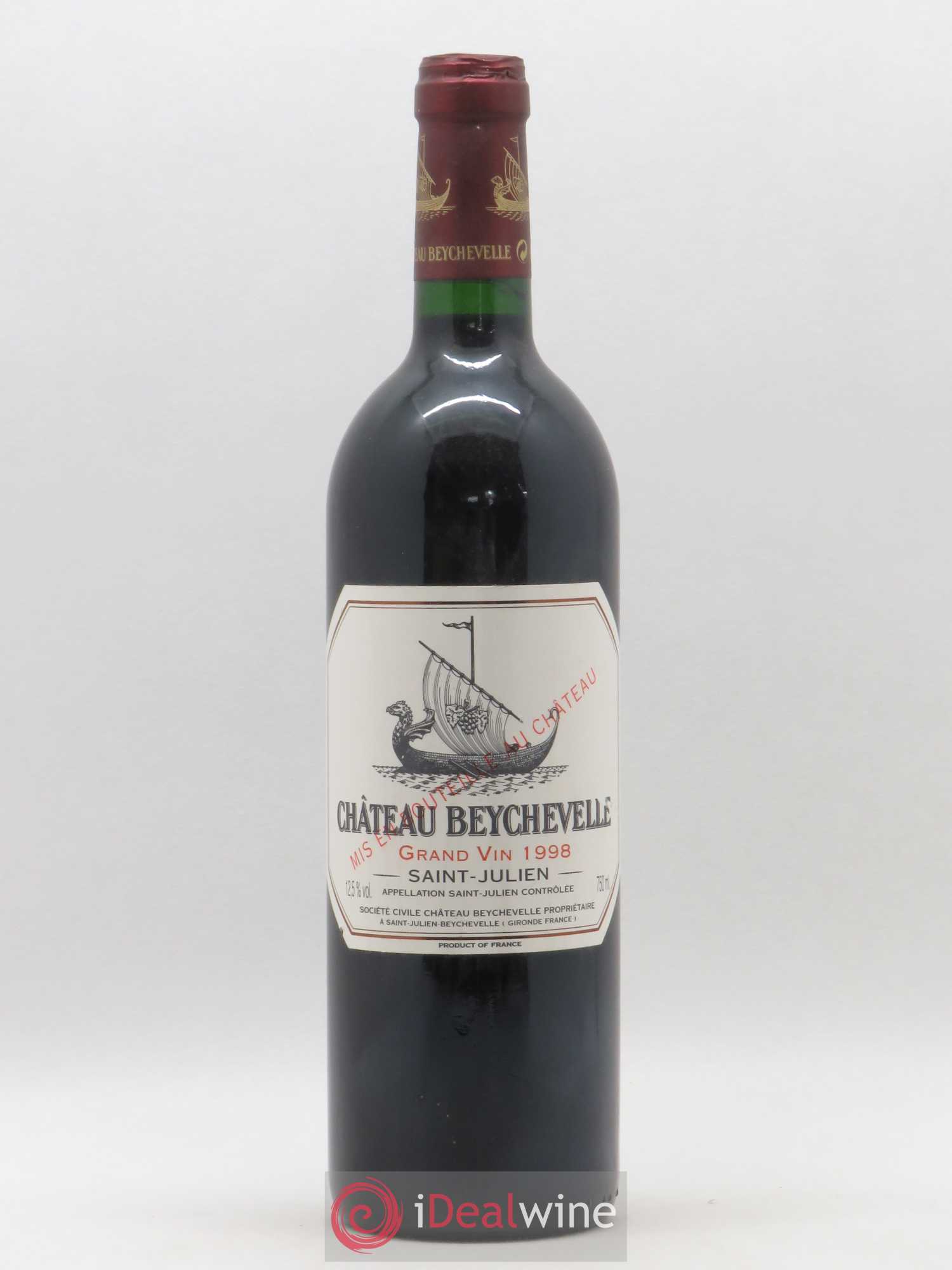 Château Beychevelle 4ème Grand Cru Classé 1998 - Lot de 1 bouteille - 0