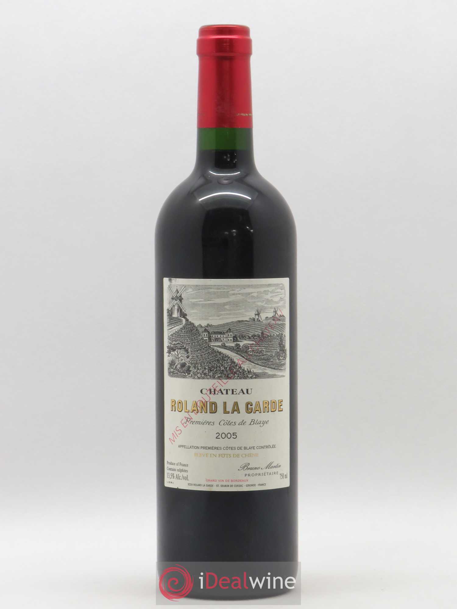Premières-Côtes-de-Blaye (Blaye-Côtes-de-Bordeaux) Roland La Garde 2005 - Lot de 1 bouteille - 0