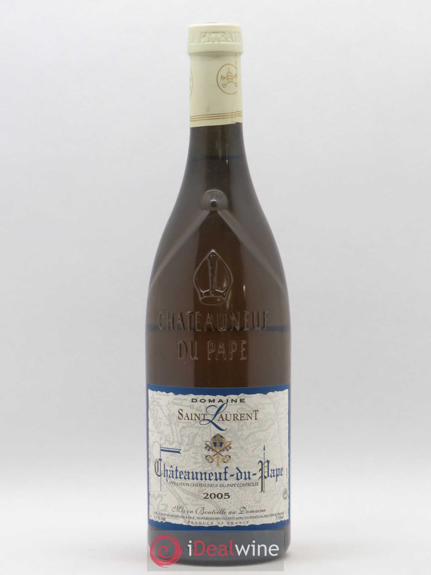 Châteauneuf-du-Pape Domaine St Laurent 2005 - Posten von 1 Flasche - 0