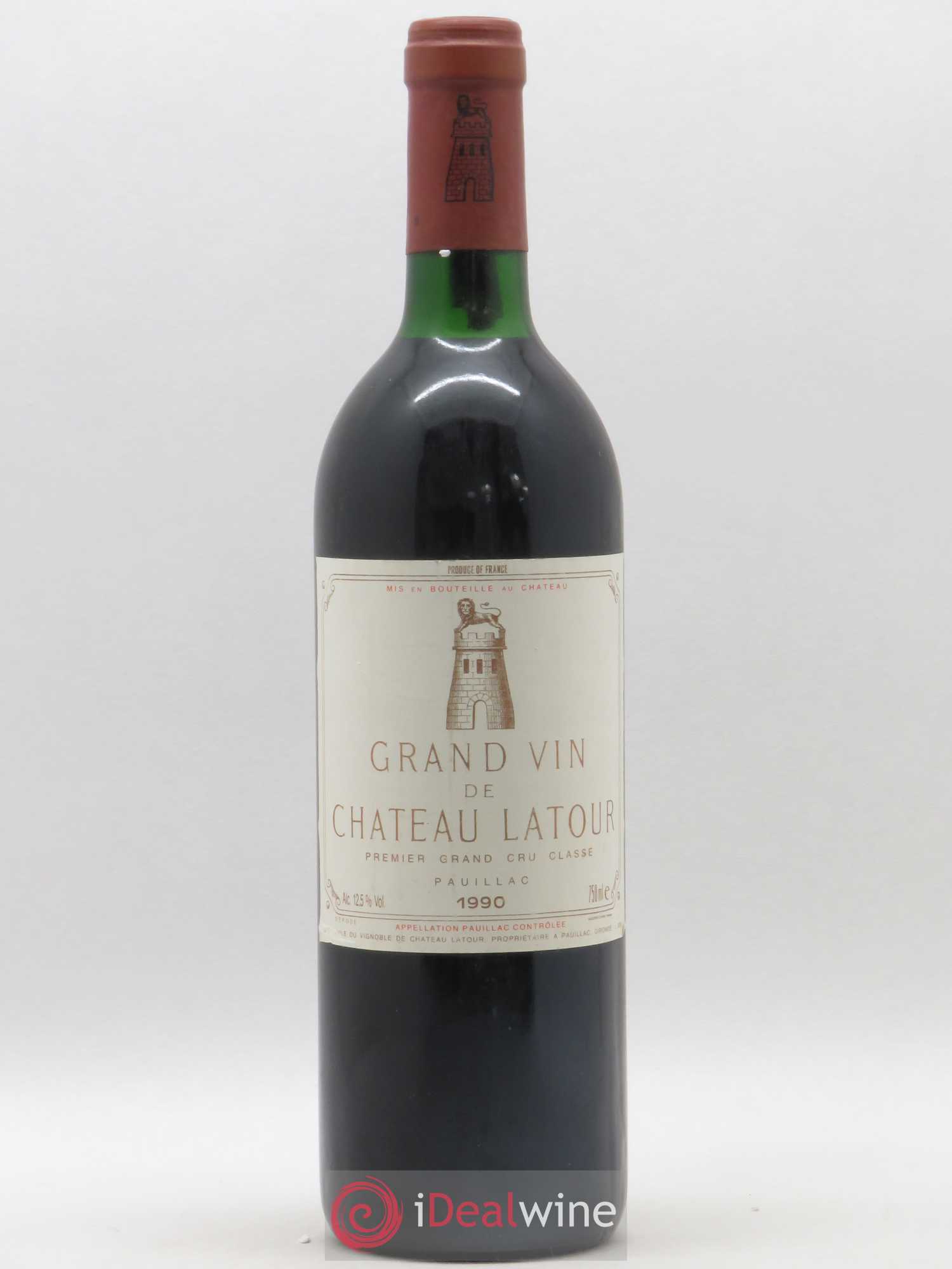 Château Latour 1er Grand Cru Classé 1990 - Lot de 1 bouteille - 0